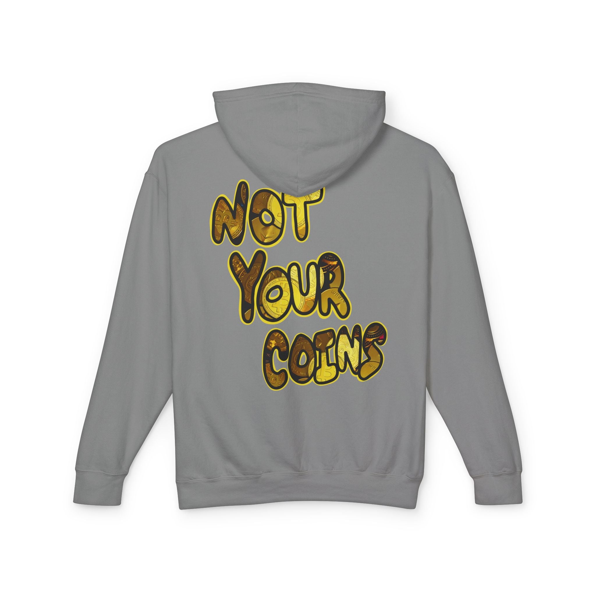Not Your Keys/ Not Your Coins Graphic Hoodie — Crypto Lightweight Hoodie
