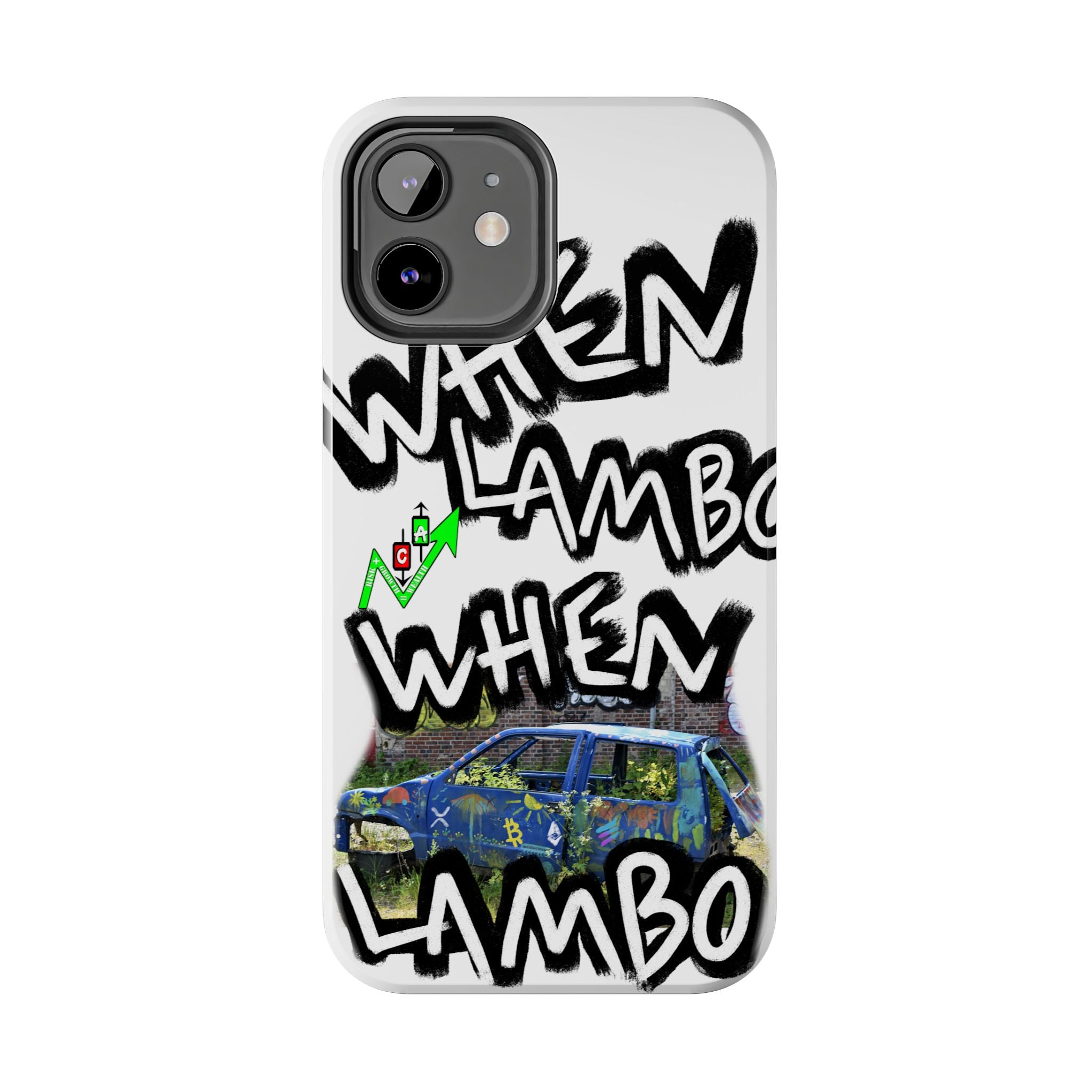 When Lambo Art Phone Case — Crypto Meme Tough Phone Case