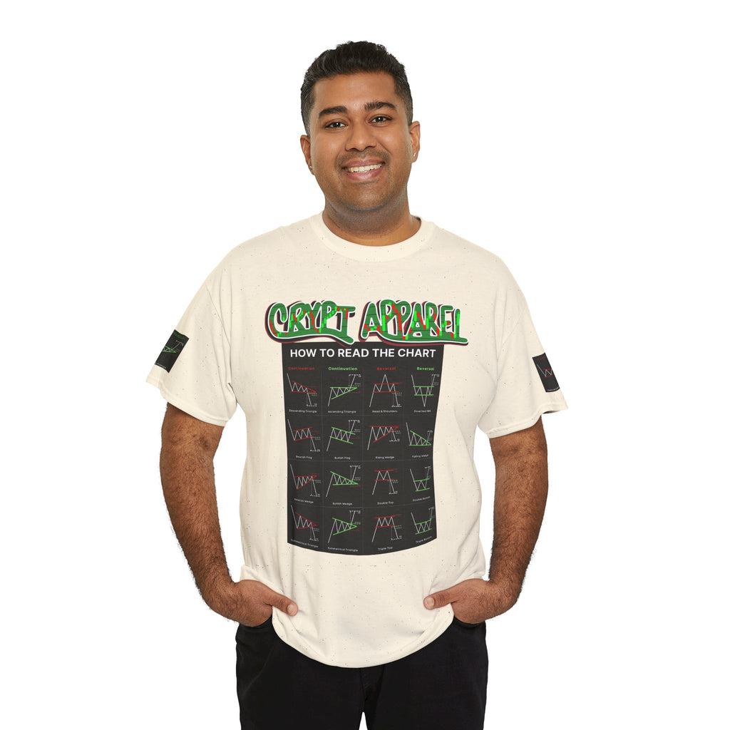Charted Tee — "Crypt Apparel" Trading Chart Shirt