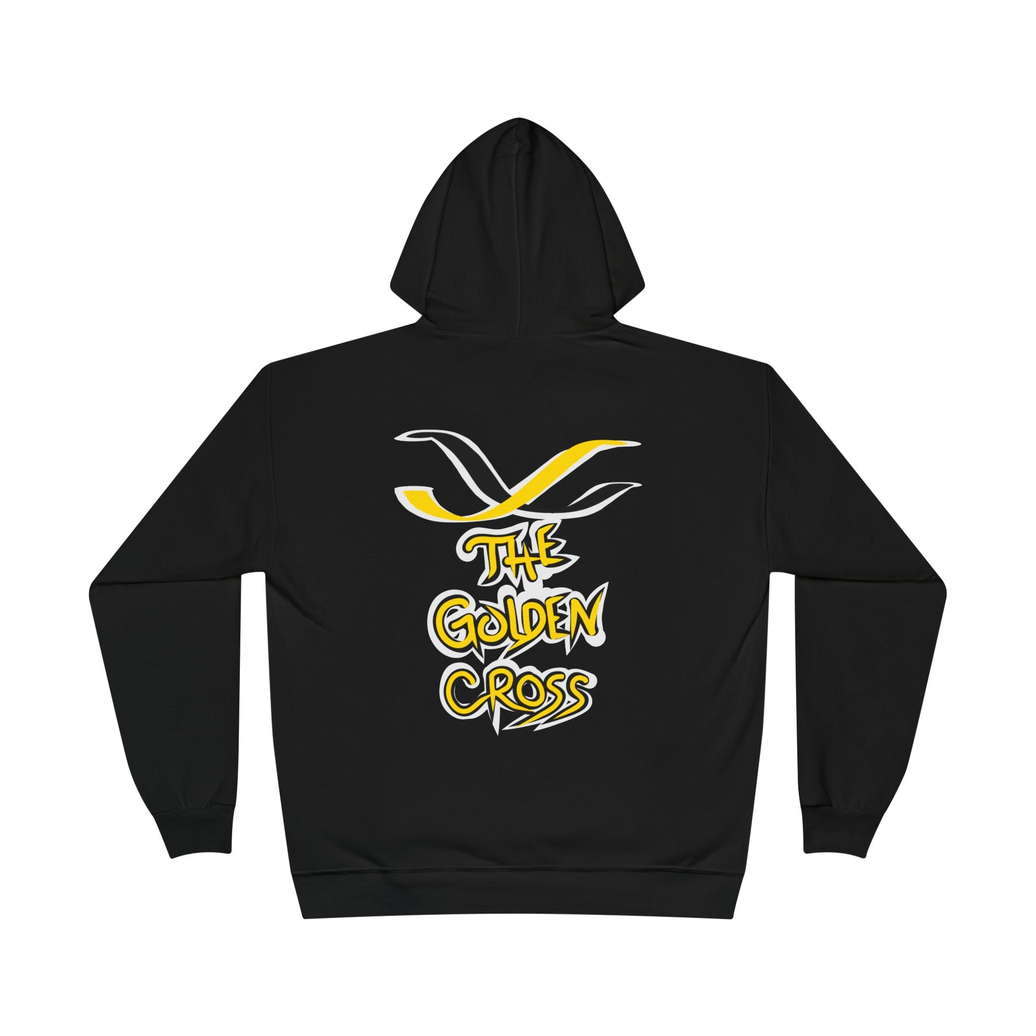 Golden Cross Bull Market Hoodie — 'Crypt Apparel' Crypto Trading Graphic Pullover