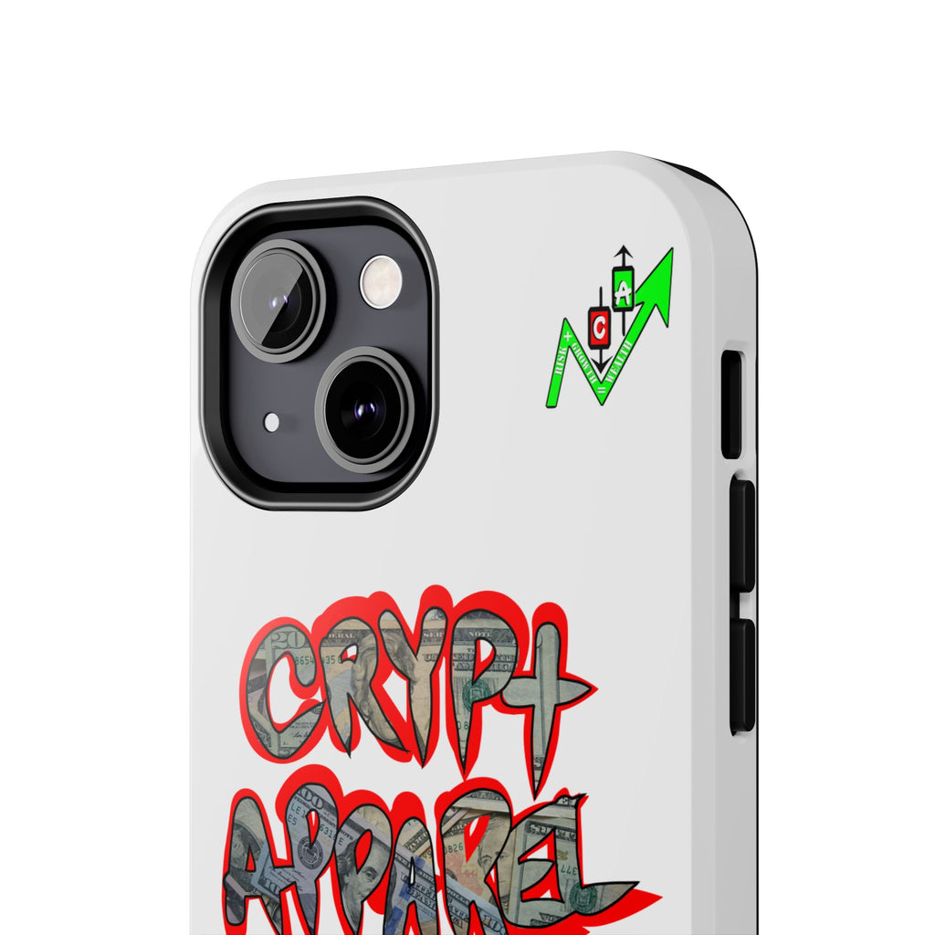 DEFY with DEFI Tough Phone Case — "Crypt Apparel: "Money" Graffiti Crypto Design