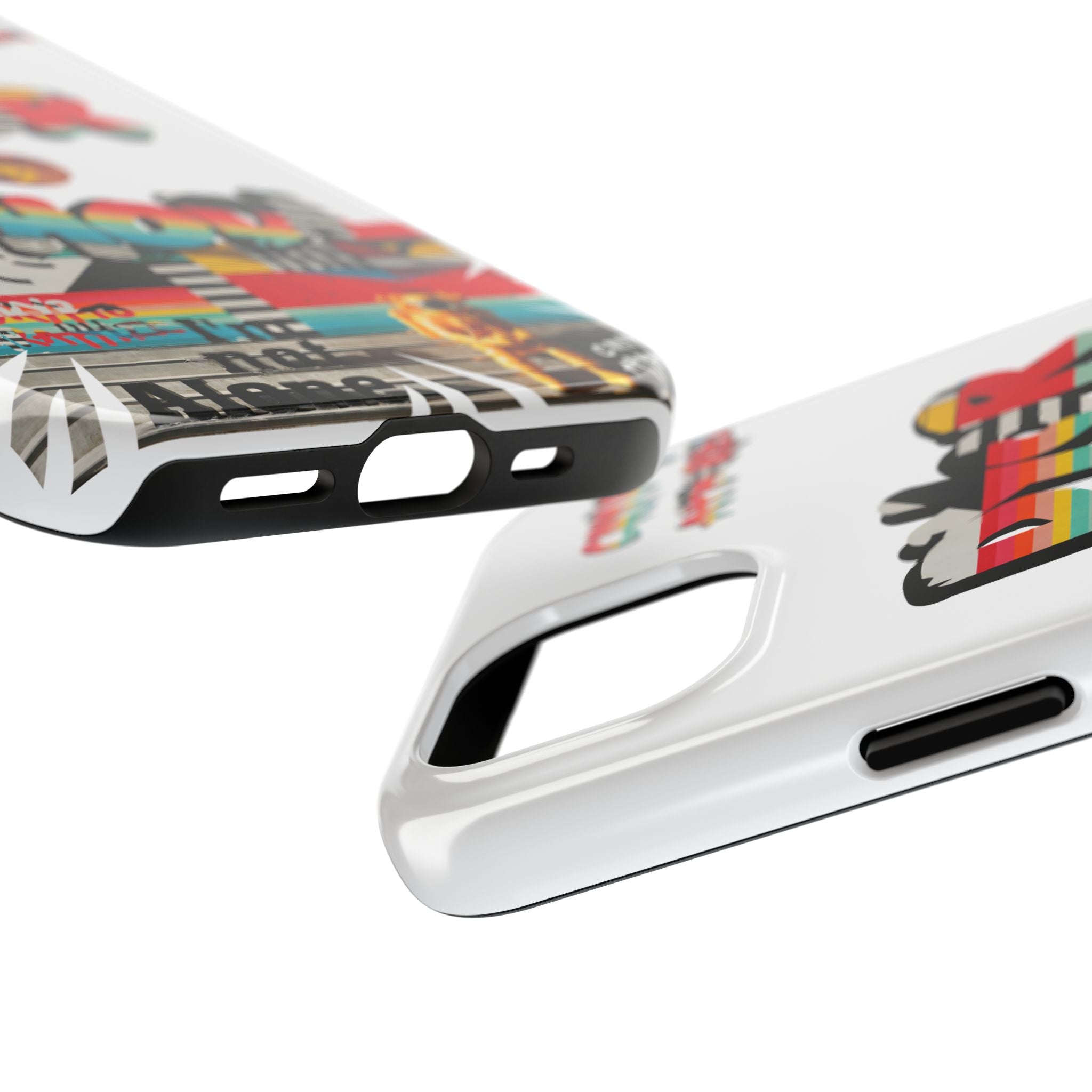 Urban Jungle Tough Phone Case — Crypt Apparel Collage Protective Cover