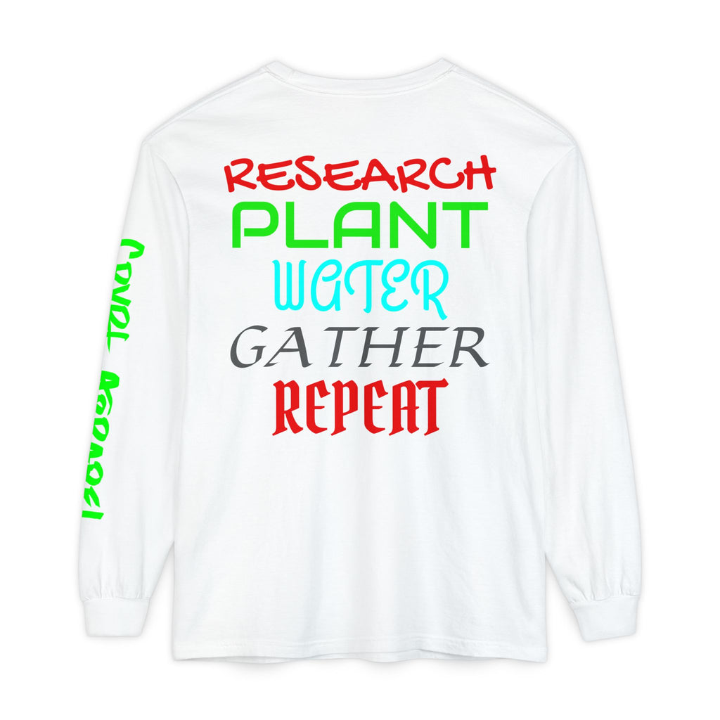 Growing Candles Long Sleeve Tee — "Crypt Apparel" Nurturing Growth
