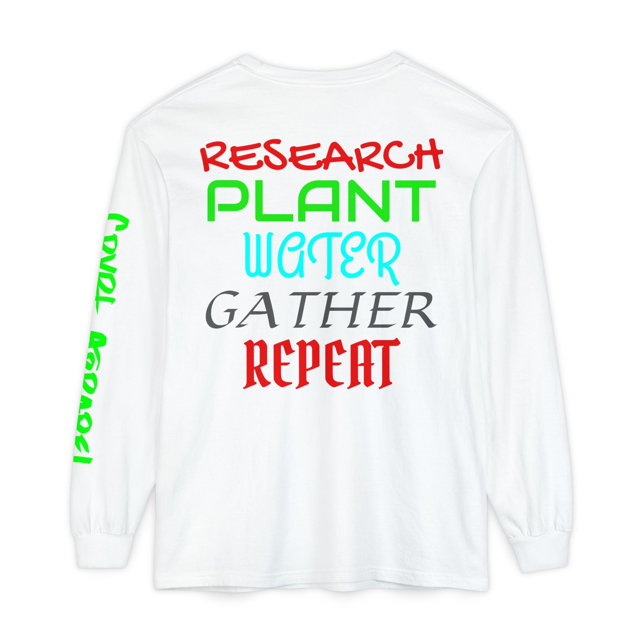 Growing Candles Long Sleeve Tee — "Crypt Apparel" Nurturing Growth