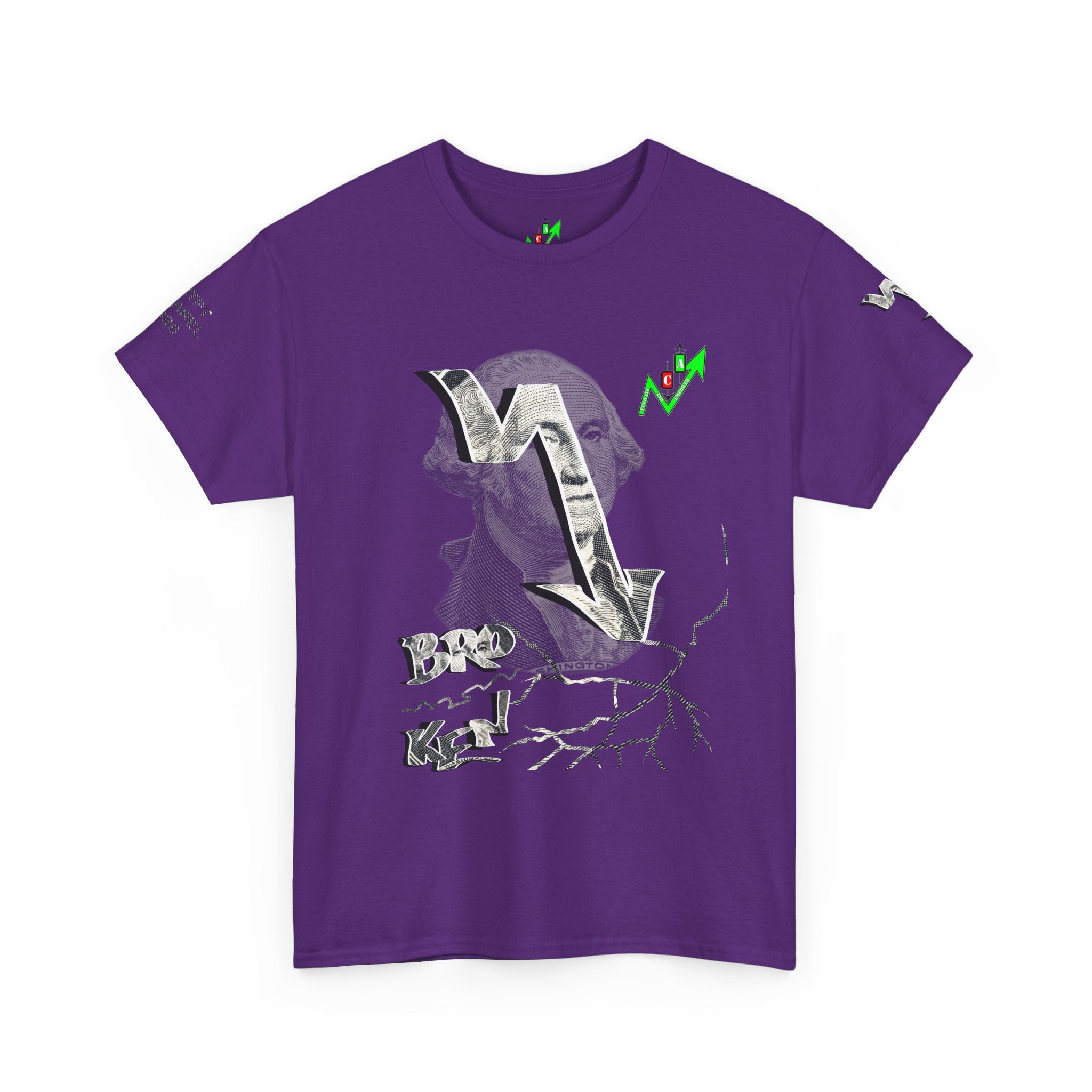 Brokenomics Crypto Graphic Tee — Straight to Zero trading tee "Crypt Apparel"
