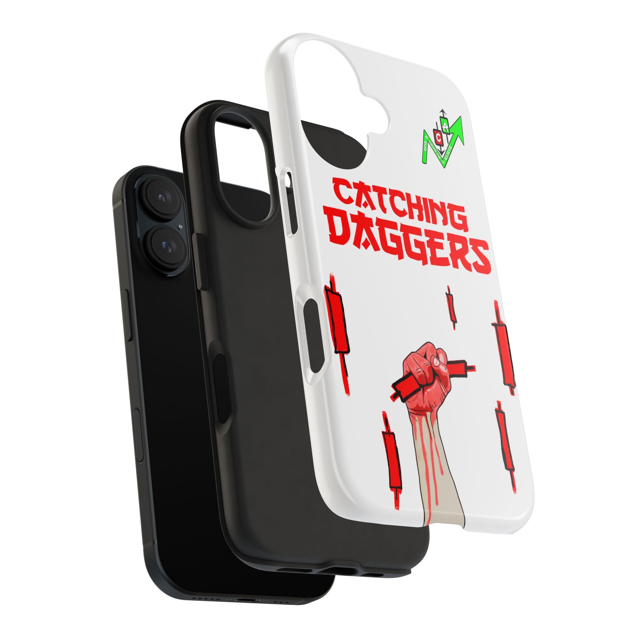 Catching Daggers Tough Phone Case — Crypt Apparel Graphic Protective Cover
