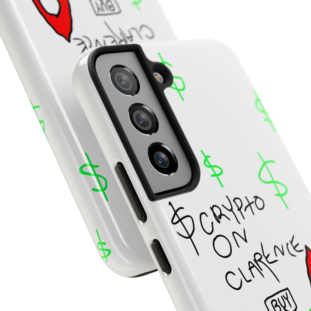 Crypto On Clarence Phone Case — Crypt Apparel Degen Design