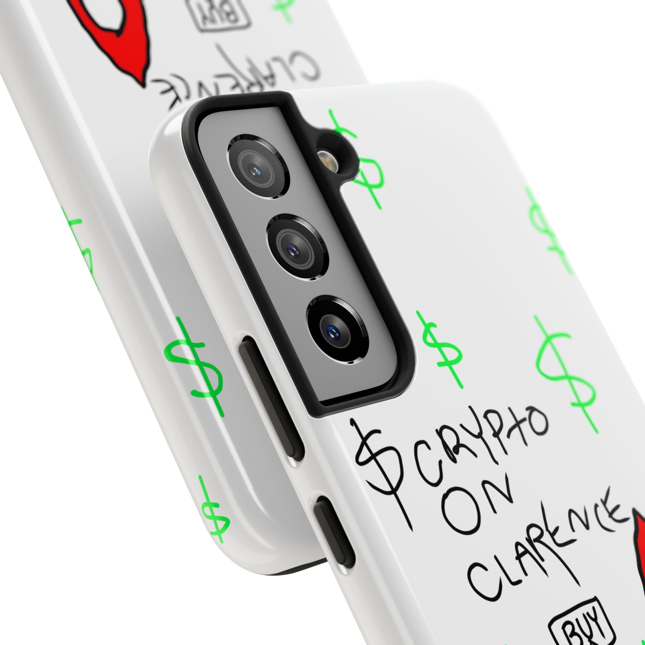 Crypto On Clarence Phone Case — Crypt Apparel Degen Design