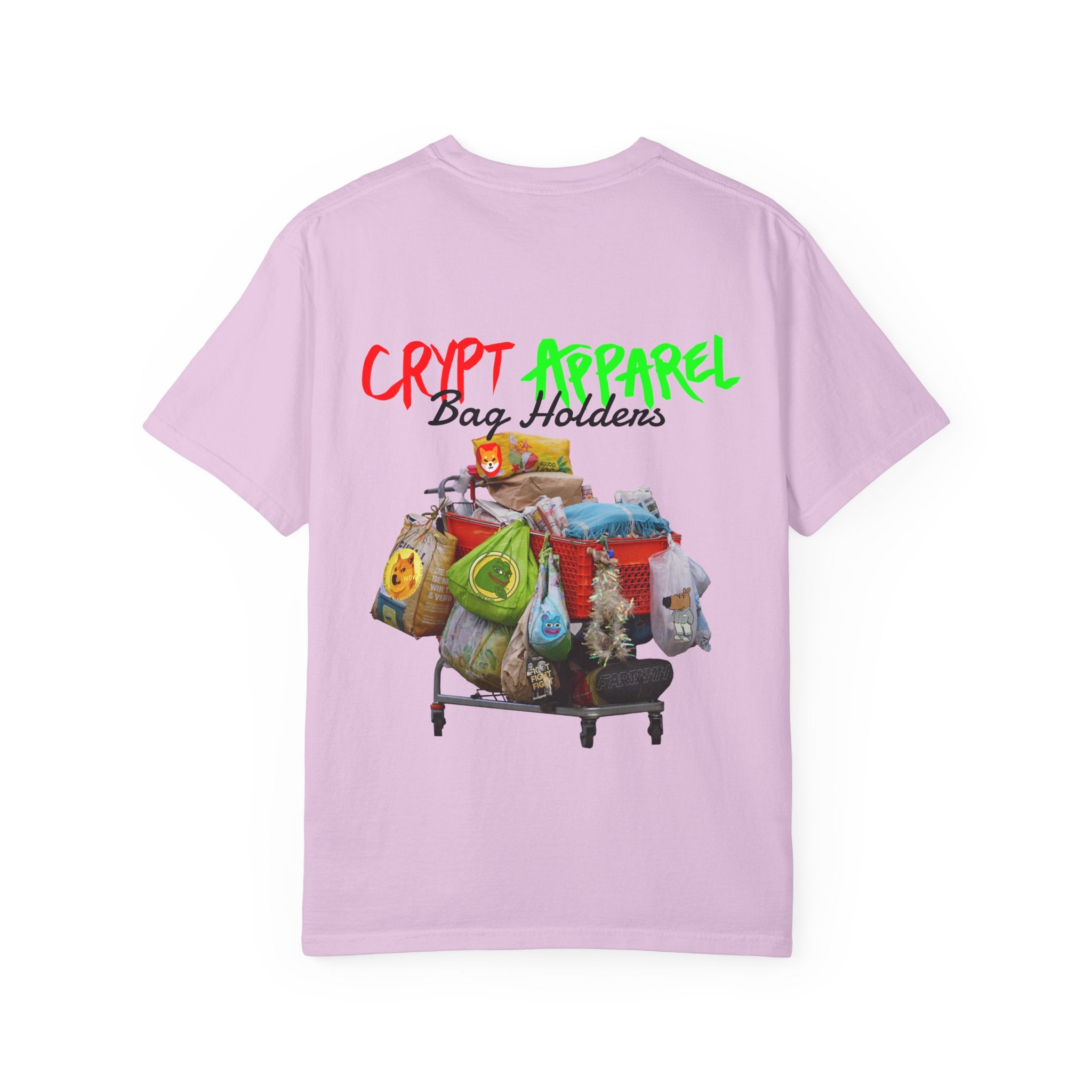 Bag Holders Crypto T-Shirt — 'Crypt Apparel' Graphic Tee