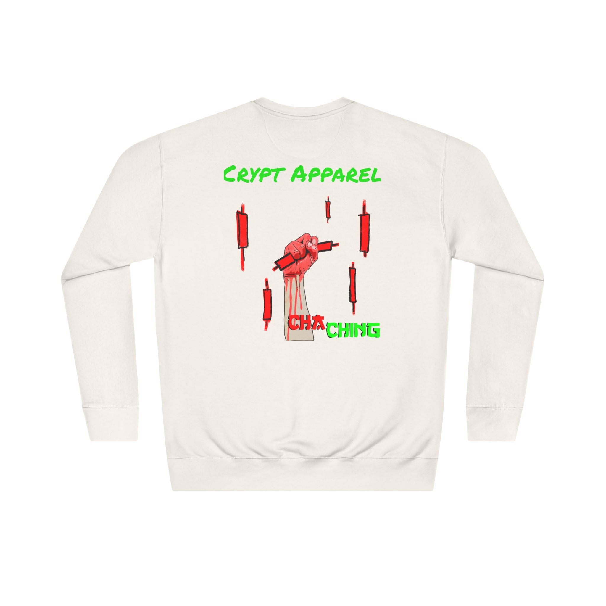 Catching Daggers Crewneck Sweatshirt — Crypt Apparel Cha-Ching Design