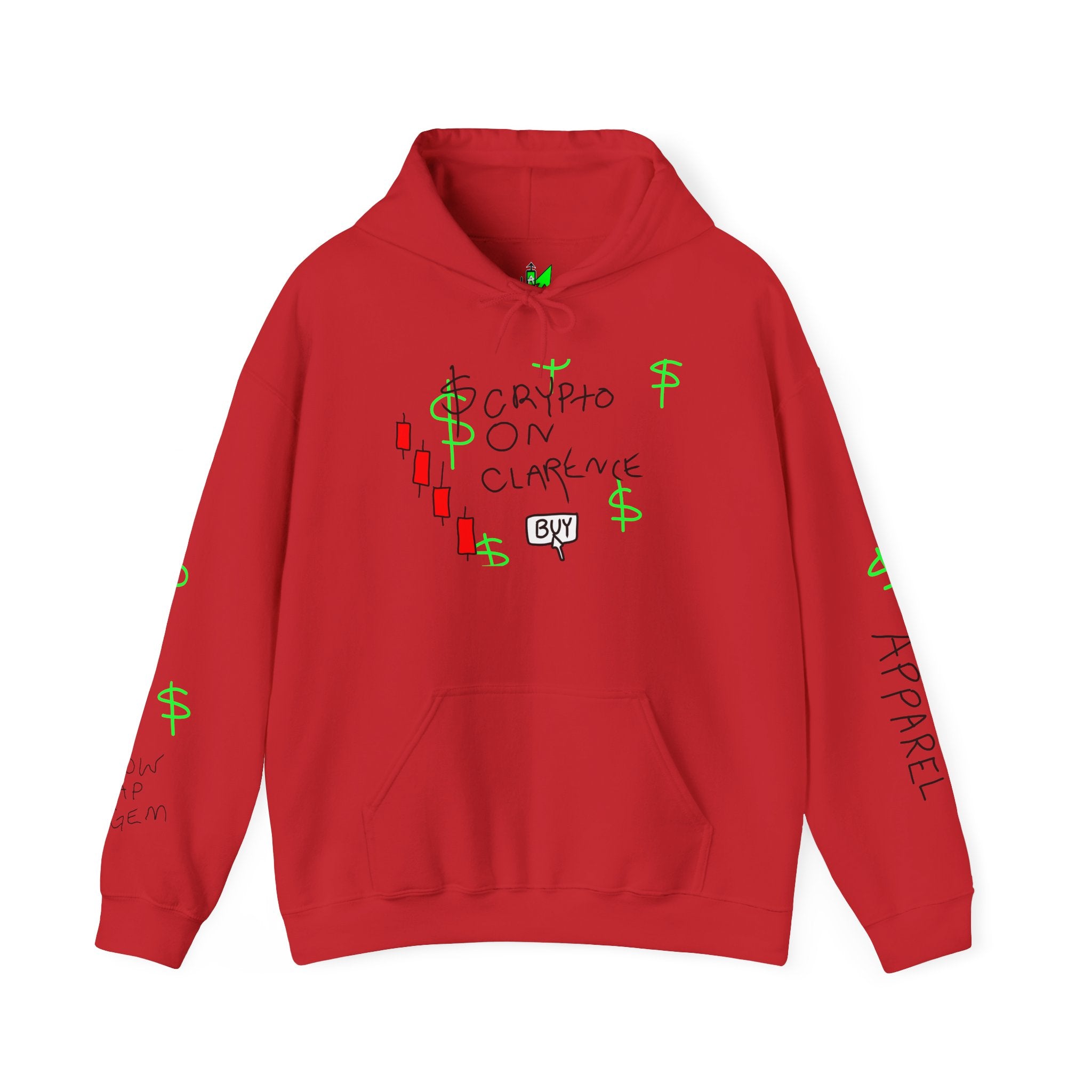 Crypto On Clearance Hoodie — 'Crypt Apparel' crypto illiterate Streetwear Sweatshirt