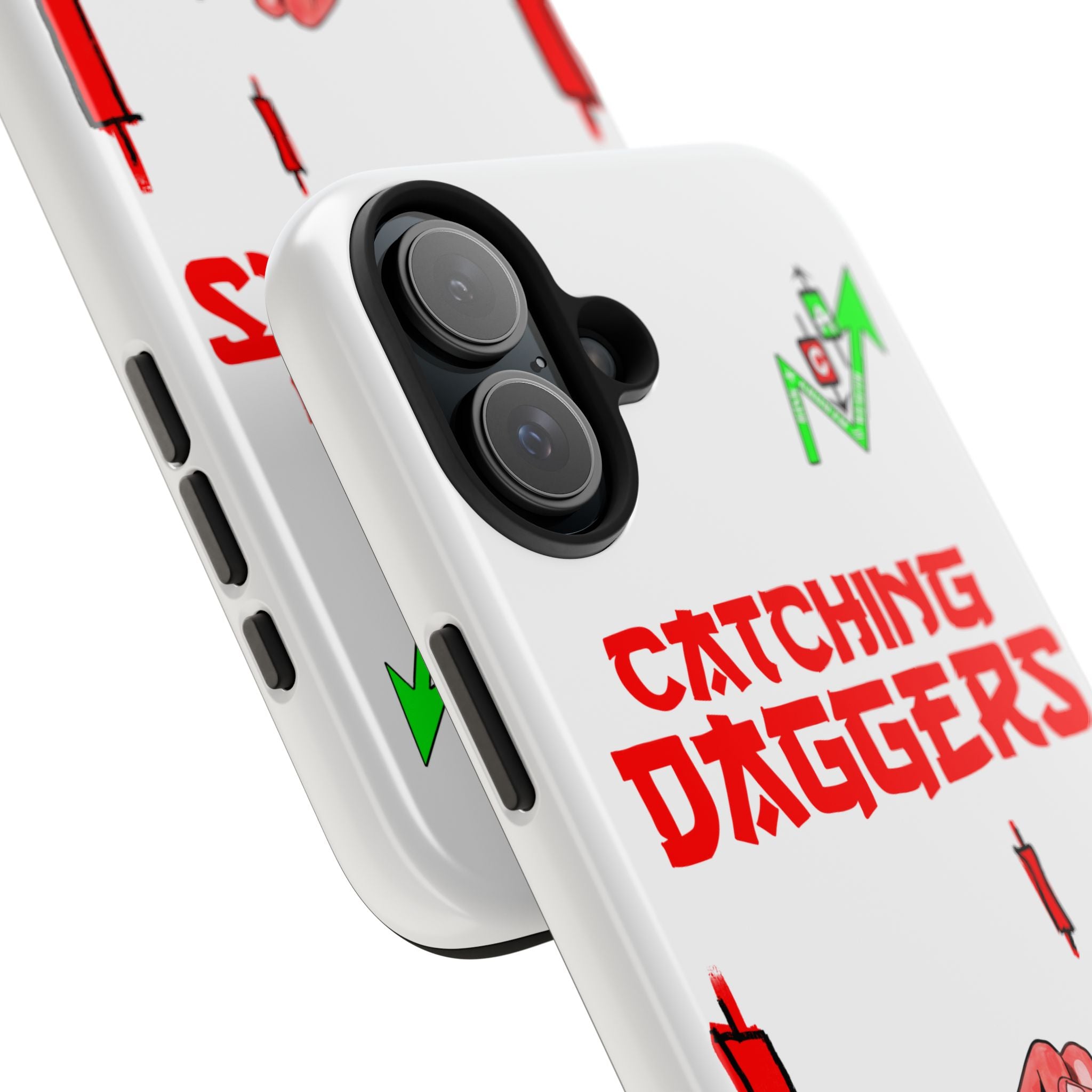 Catching Daggers Tough Phone Case — Crypt Apparel Graphic Protective Cover