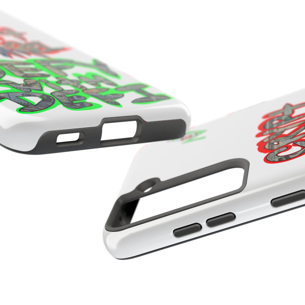 DEFY with DEFI Tough Phone Case — "Crypt Apparel: "Money" Graffiti Crypto Design