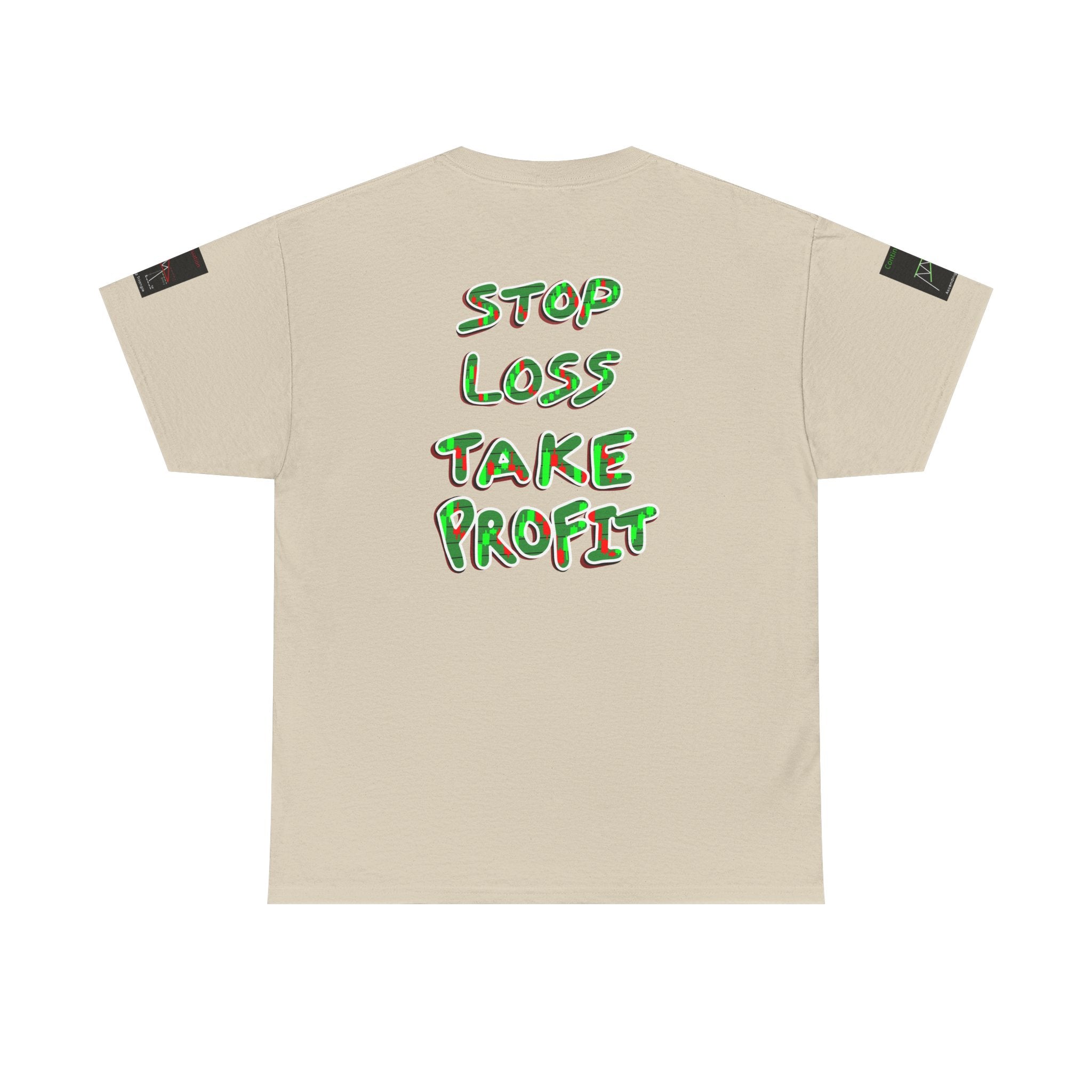 Charted Tee — "Crypt Apparel" Trading Chart Shirt