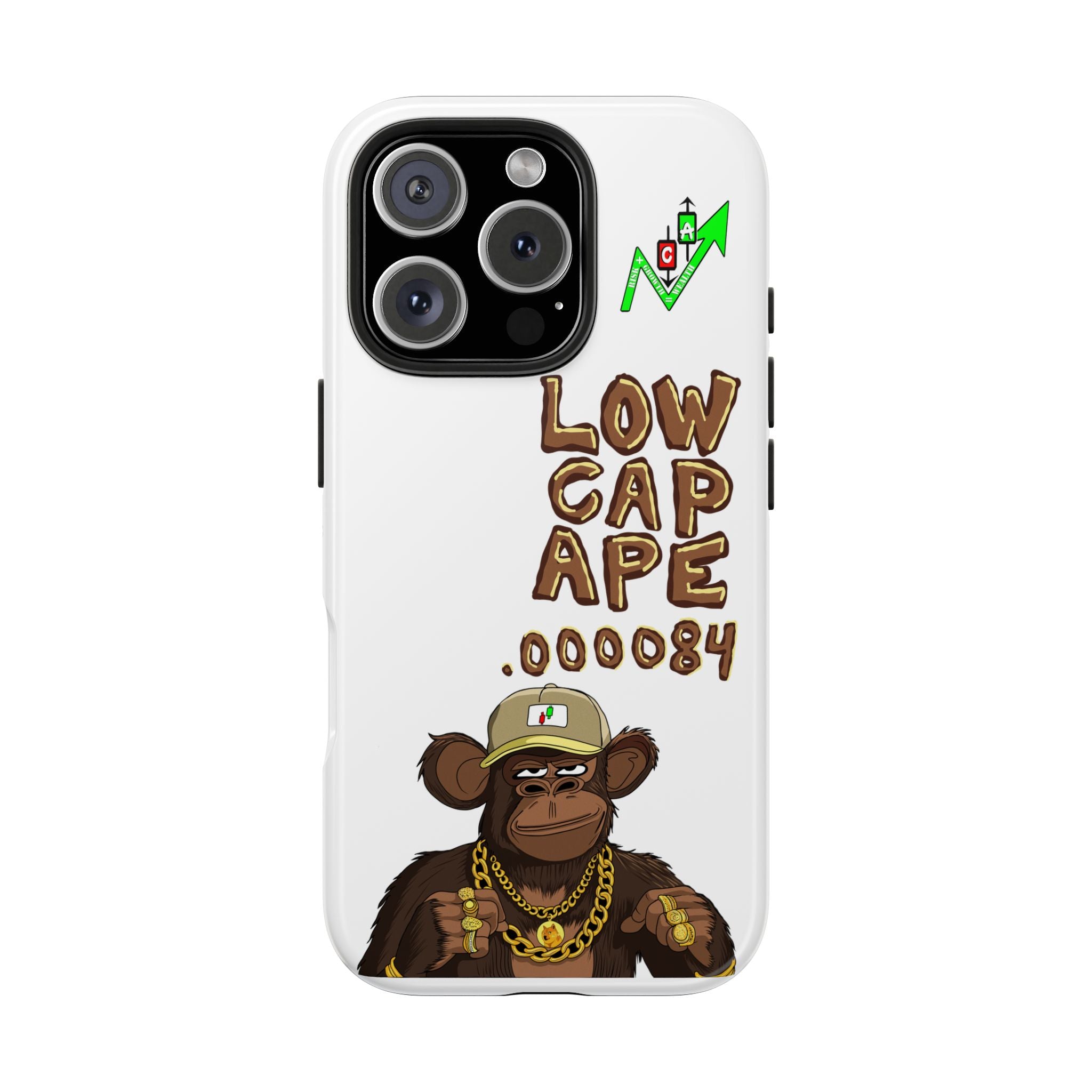 Low Cap Ape Phone Case — Crypto Ape Tough Phone Cover