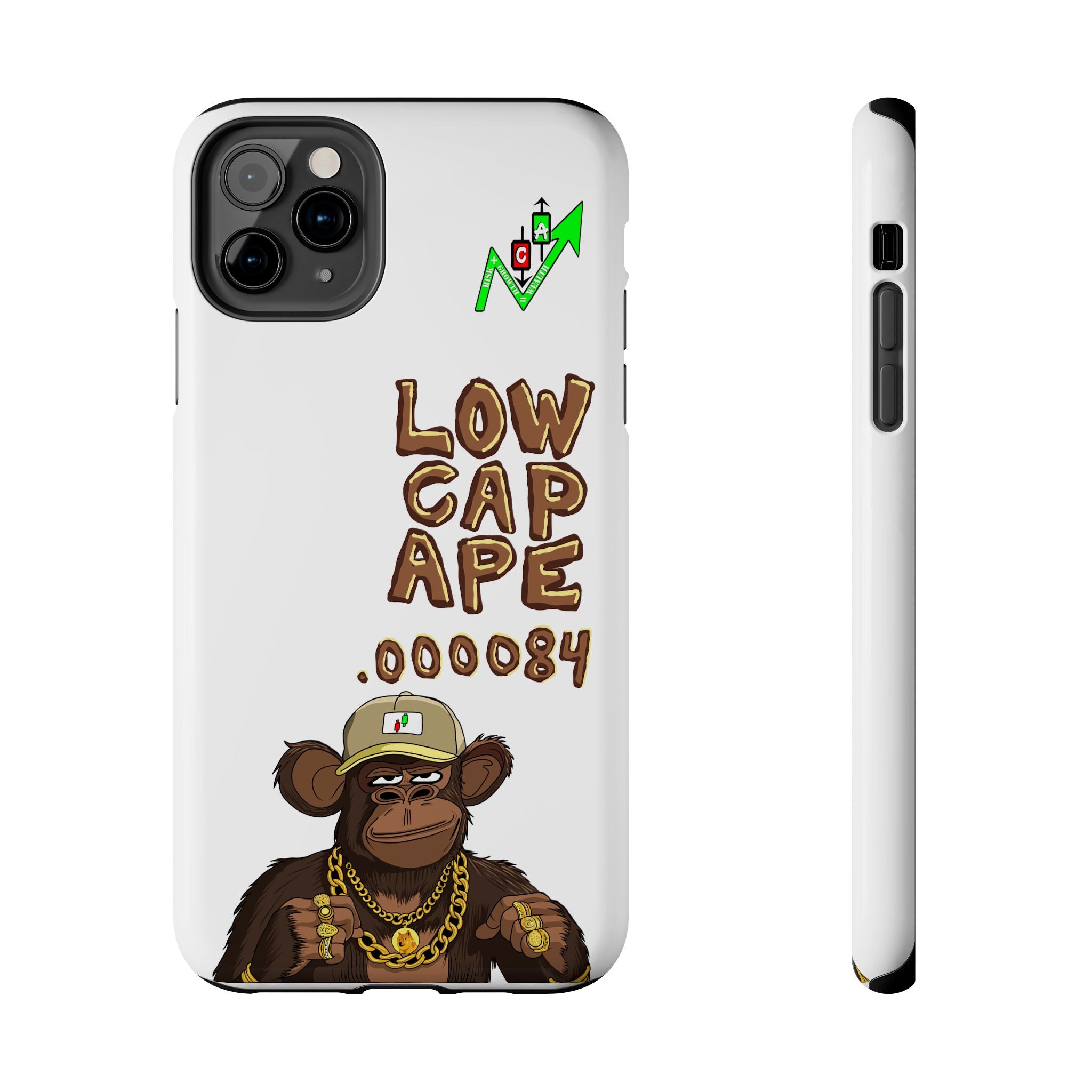 Low Cap Ape Phone Case — Crypto Ape Tough Phone Cover