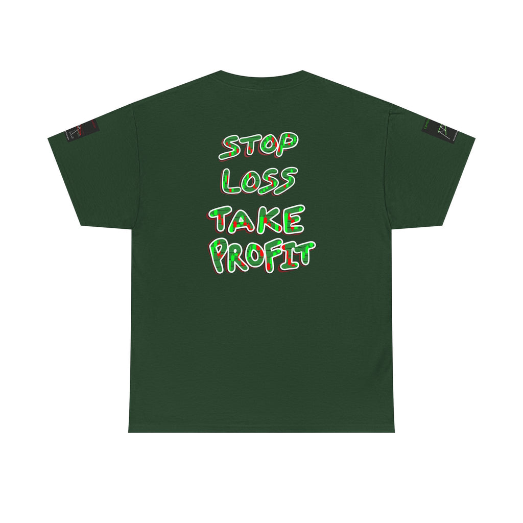 Charted Tee — "Crypt Apparel" Trading Chart Shirt