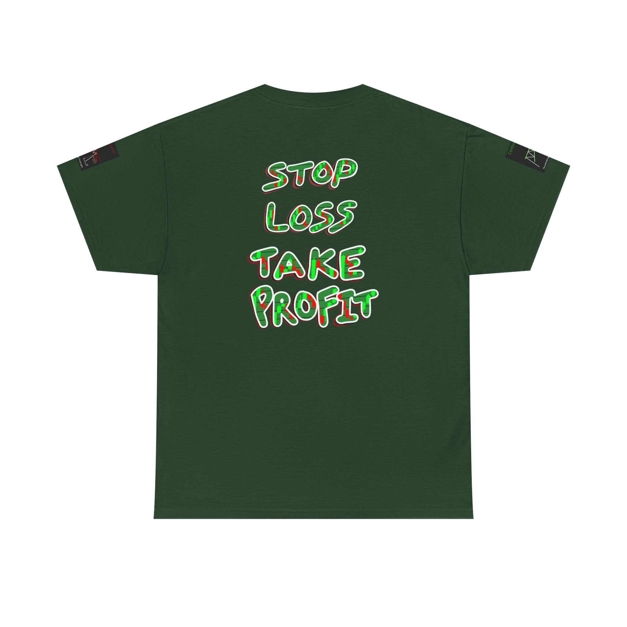 Charted Tee — "Crypt Apparel" Trading Chart Shirt