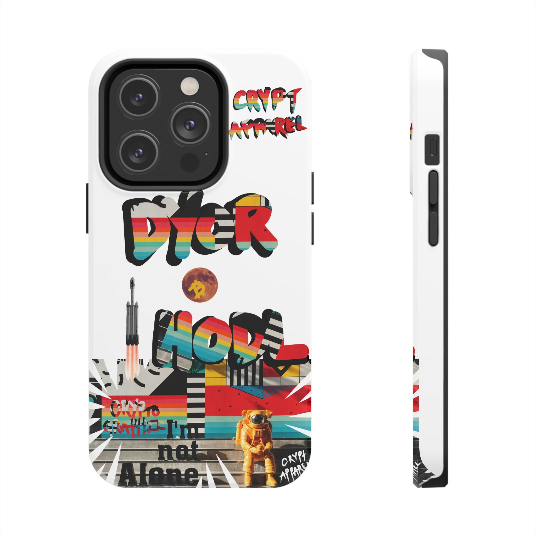 Urban Jungle Tough Phone Case — Crypt Apparel Collage Protective Cover