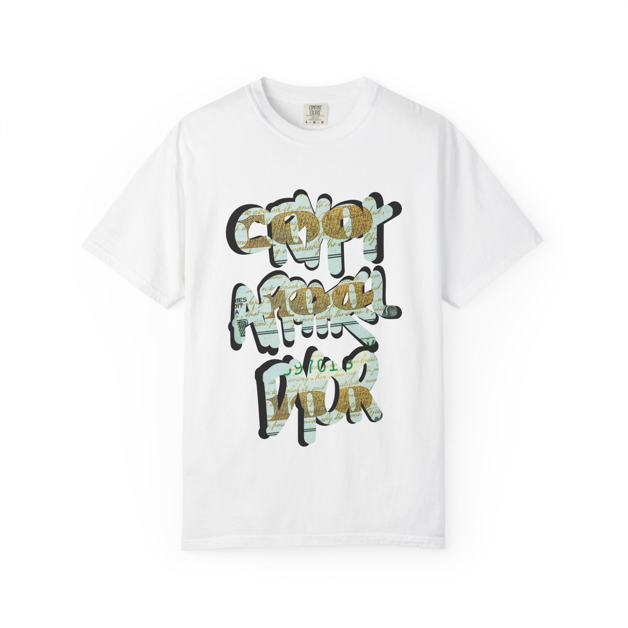 CA 100 Crypto Inspired T Shirt | Crypt Apparel Dollar Print Street Style