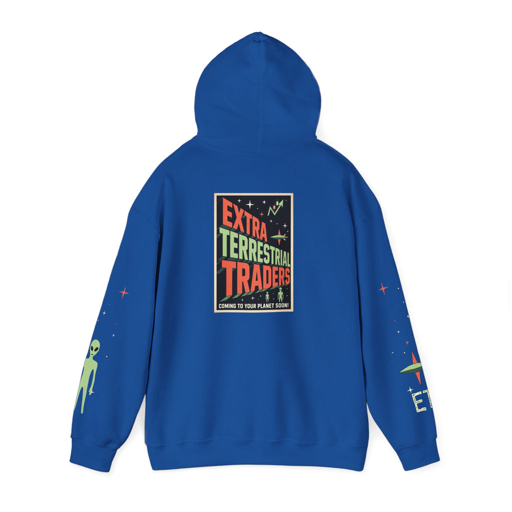 Extra Terrestrial Trader Crypto Hoodie — Crypt Apparel Graphic Sweatshirt