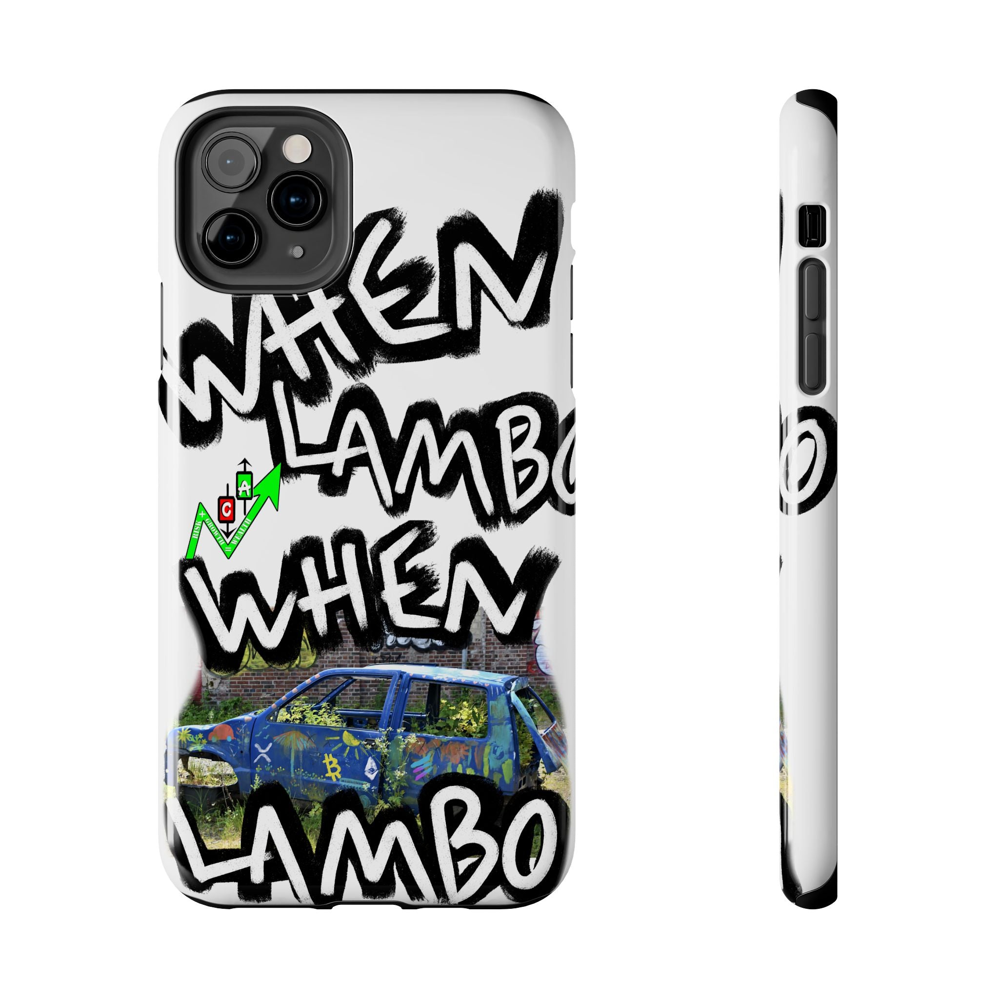 When Lambo Art Phone Case — Crypto Meme Tough Phone Case