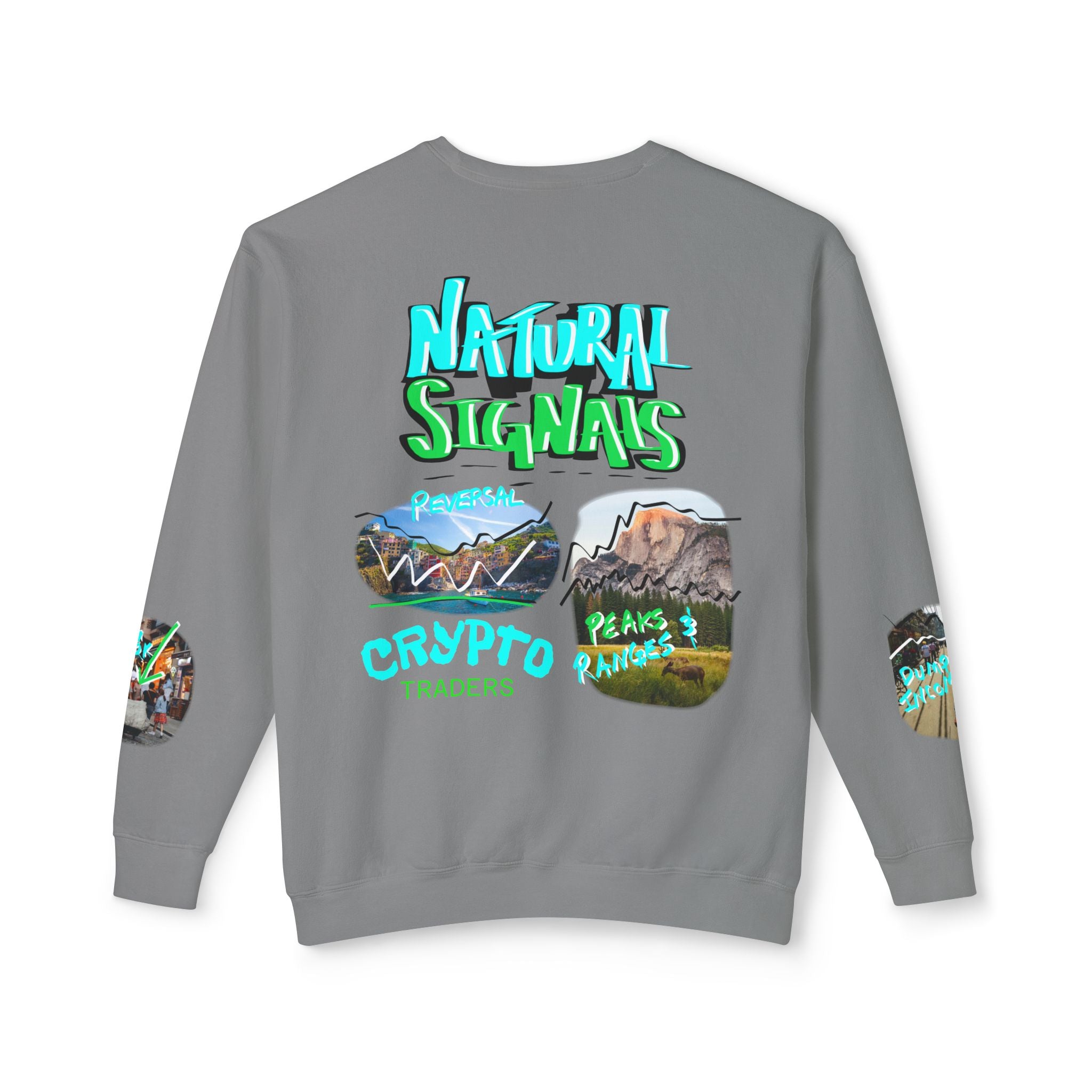 Natural Signals Crewneck Sweatshirt — Crypt Apparel Graphic Crewneck