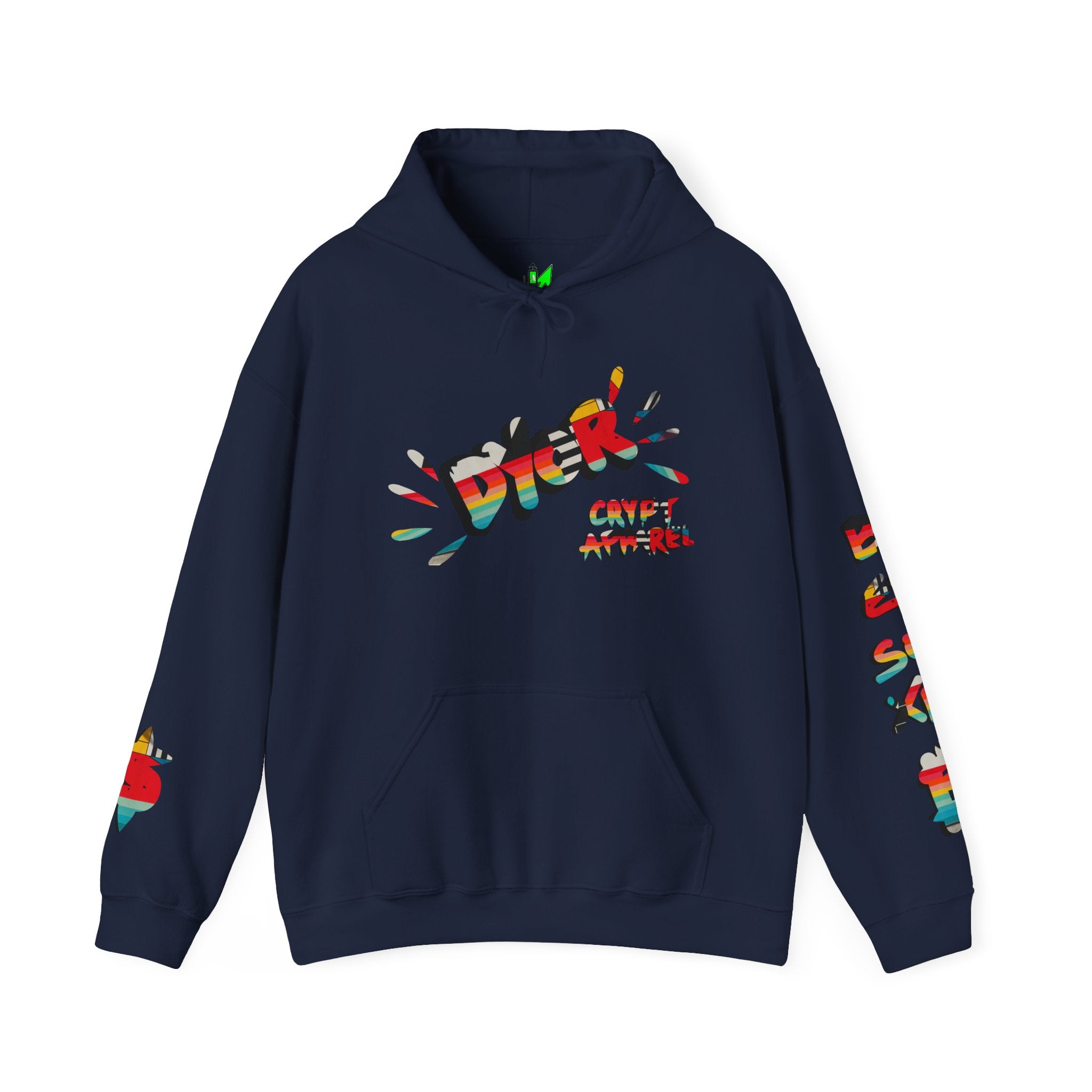Urban Jungle Crypto Bitcoin Hoodie — Crypt Apparel Astronaut “Not Alone” Graphic Pullover