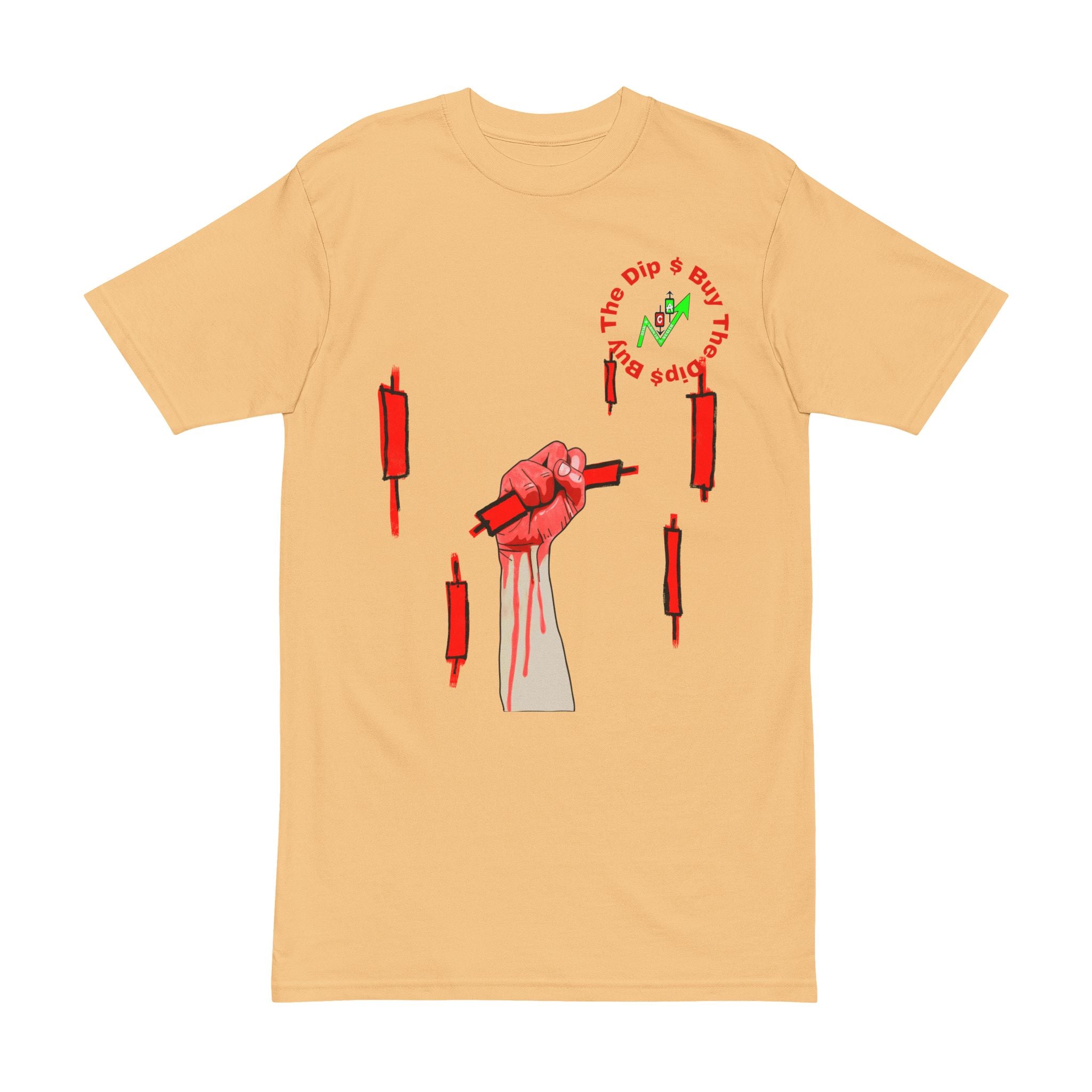 Catching Daggers Crypto Graphic Tee — Crypt Apparel trading-Inspired T-Shirt
