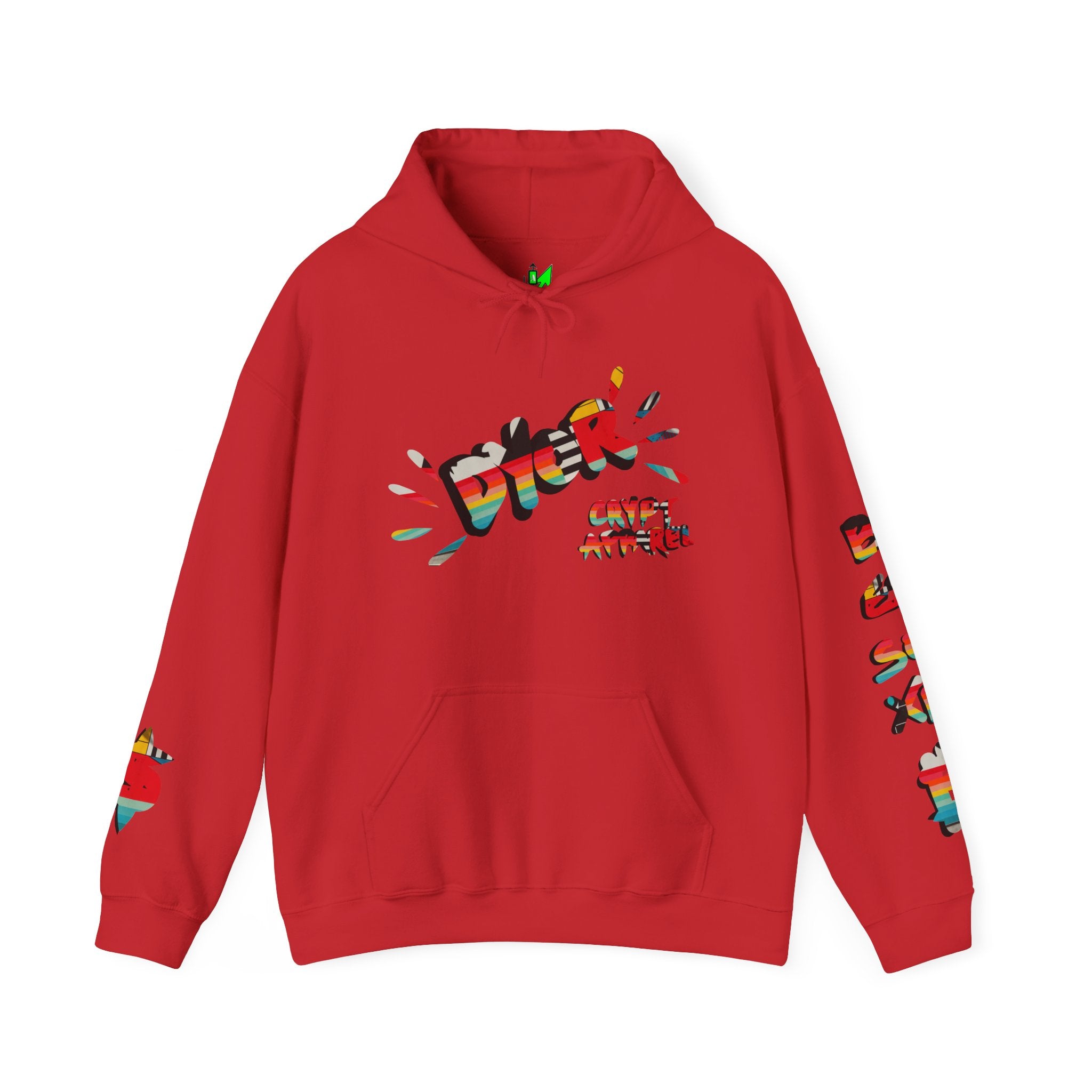 Urban Jungle Crypto Bitcoin Hoodie — Crypt Apparel Astronaut “Not Alone” Graphic Pullover