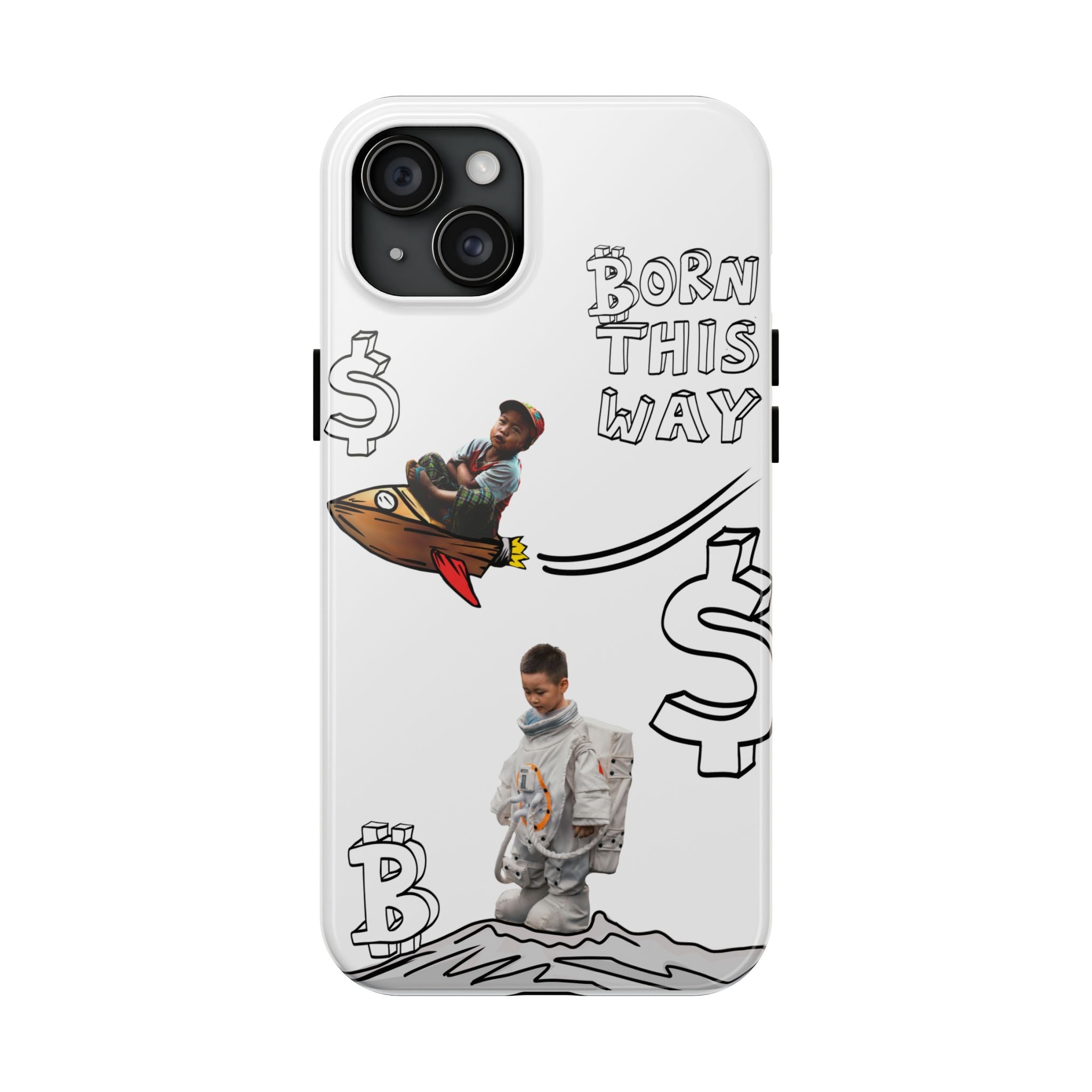 Born This Way Phone Case — "Crypt Apparel" Crypto Protective Case