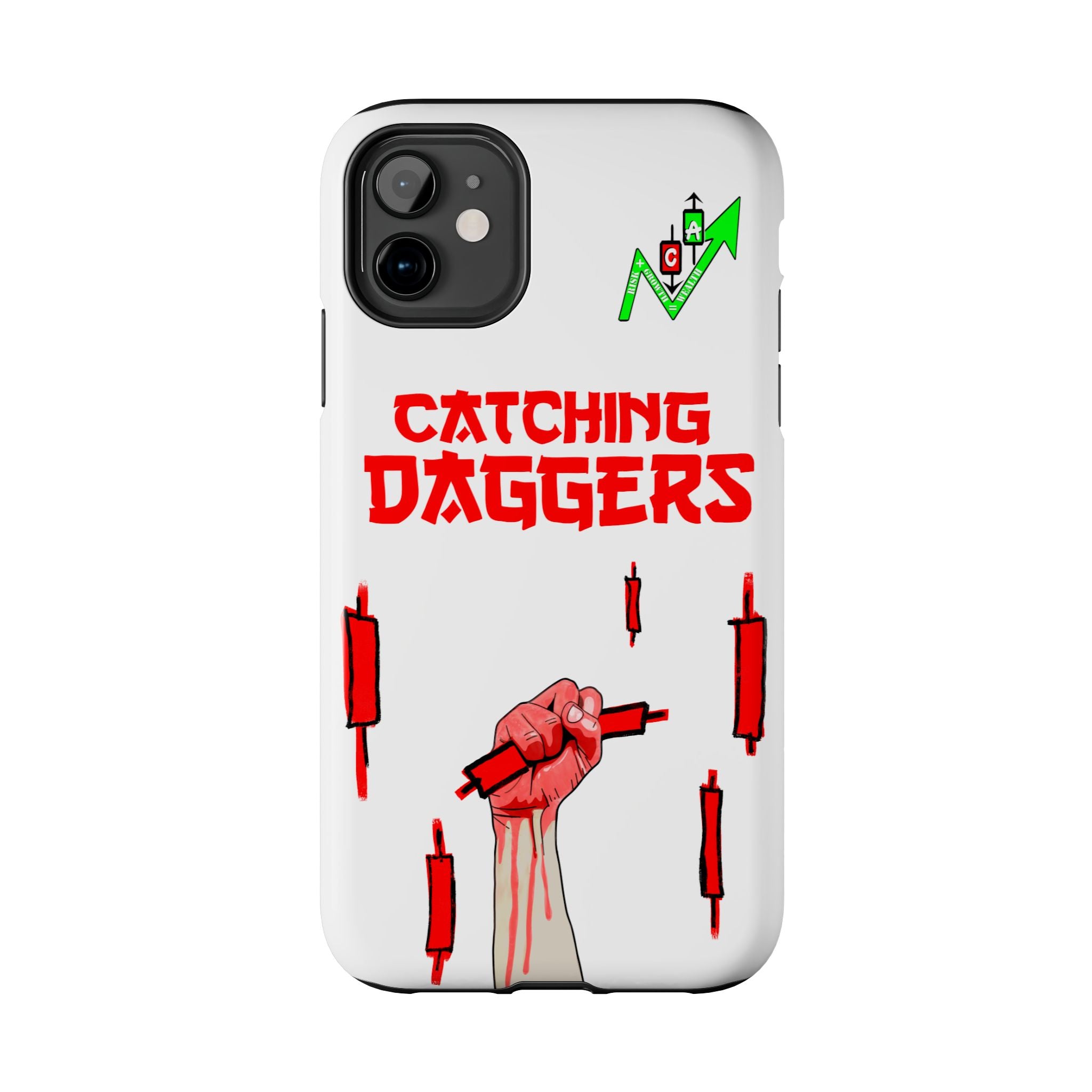 Catching Daggers Tough Phone Case — Crypt Apparel Graphic Protective Cover