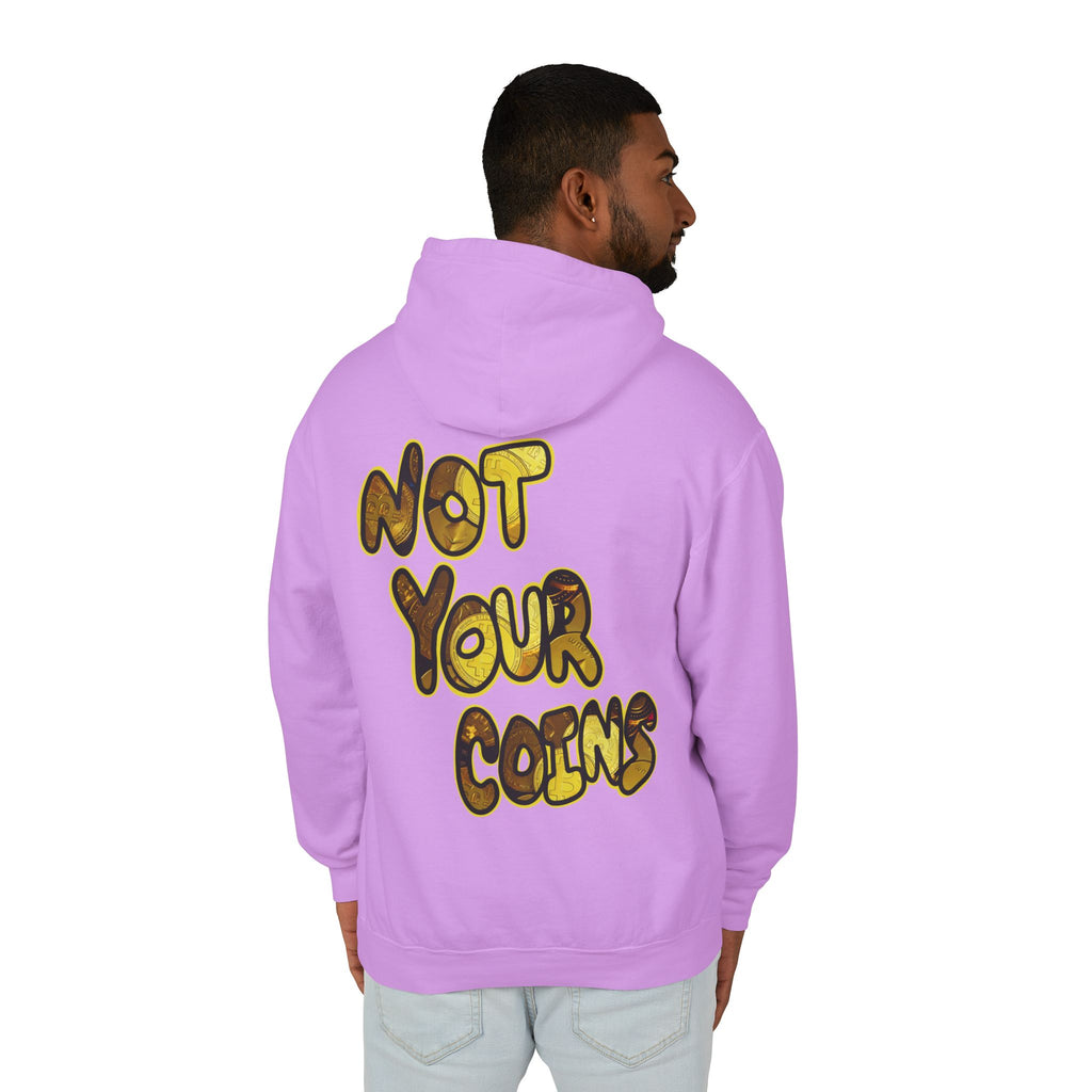Not Your Keys/ Not Your Coins Graphic Hoodie — Crypto Lightweight Hoodie