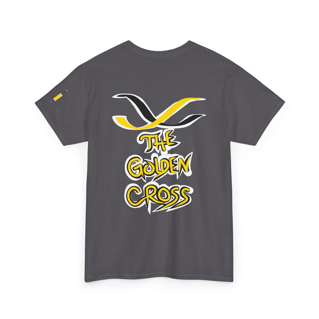 Golden Cross Bull Market Tee — "Crypt Apparel" Crypto Trading Stock Trading T-Shirt