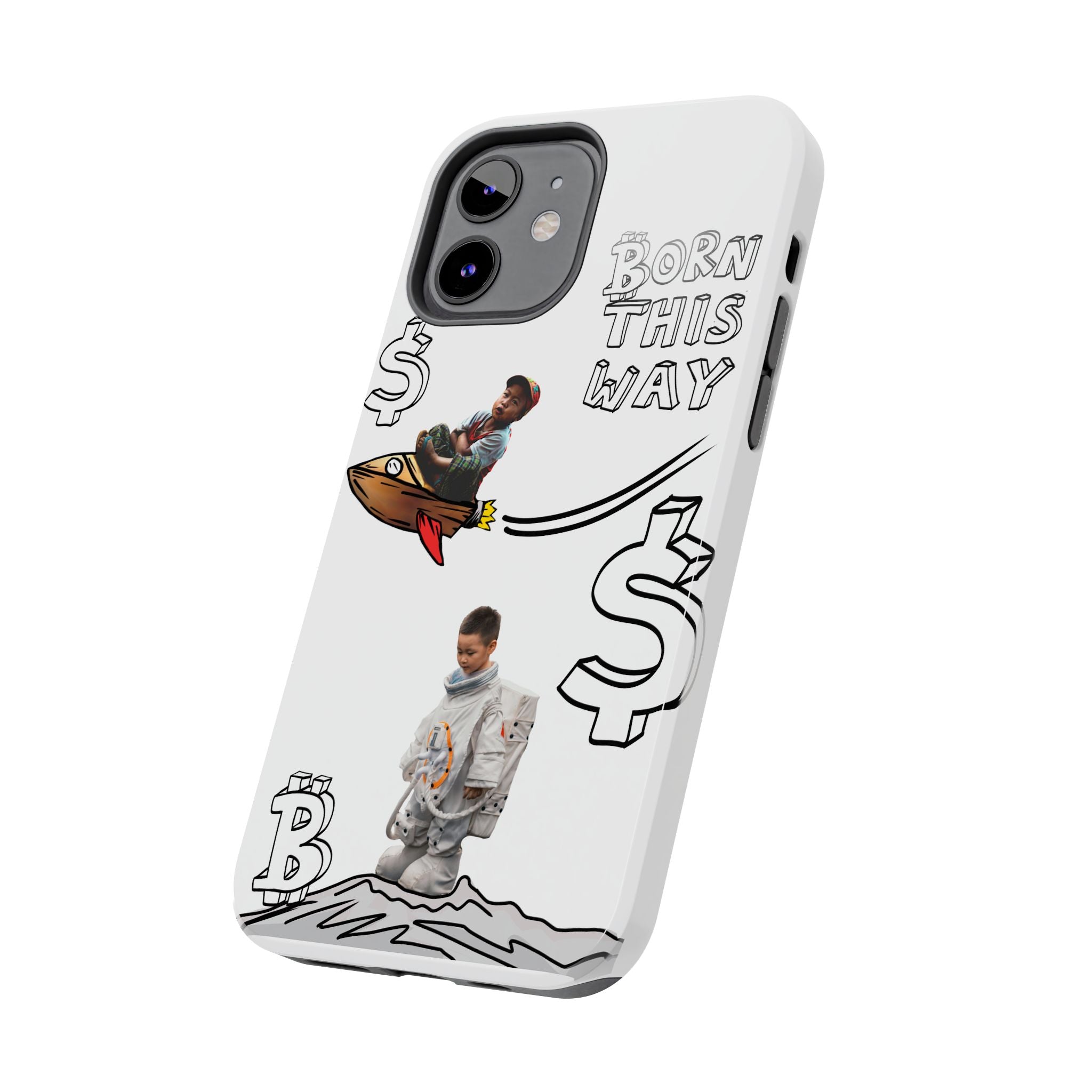 Born This Way Phone Case — "Crypt Apparel" Crypto Protective Case