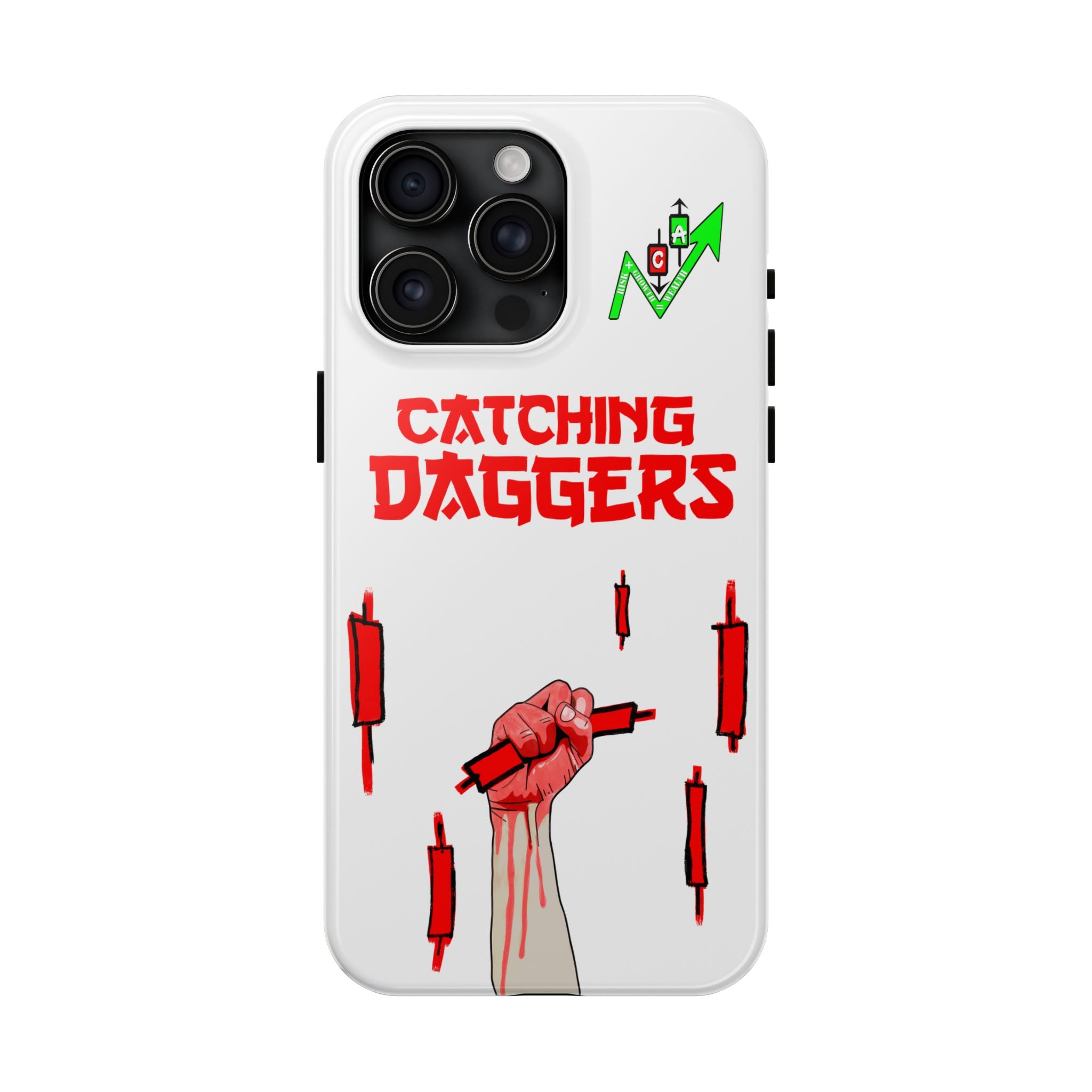 Catching Daggers Tough Phone Case — Crypt Apparel Graphic Protective Cover
