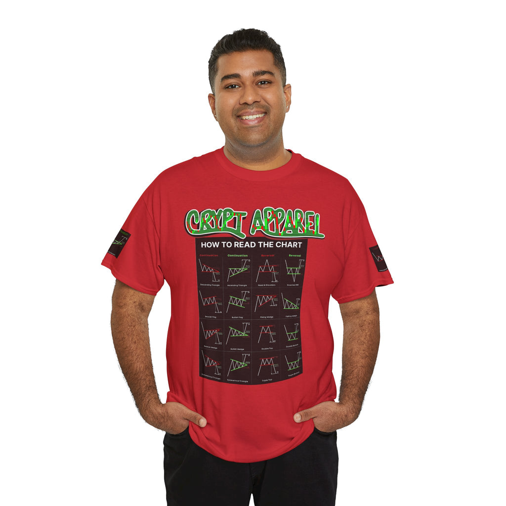 Charted Tee — "Crypt Apparel" Trading Chart Shirt