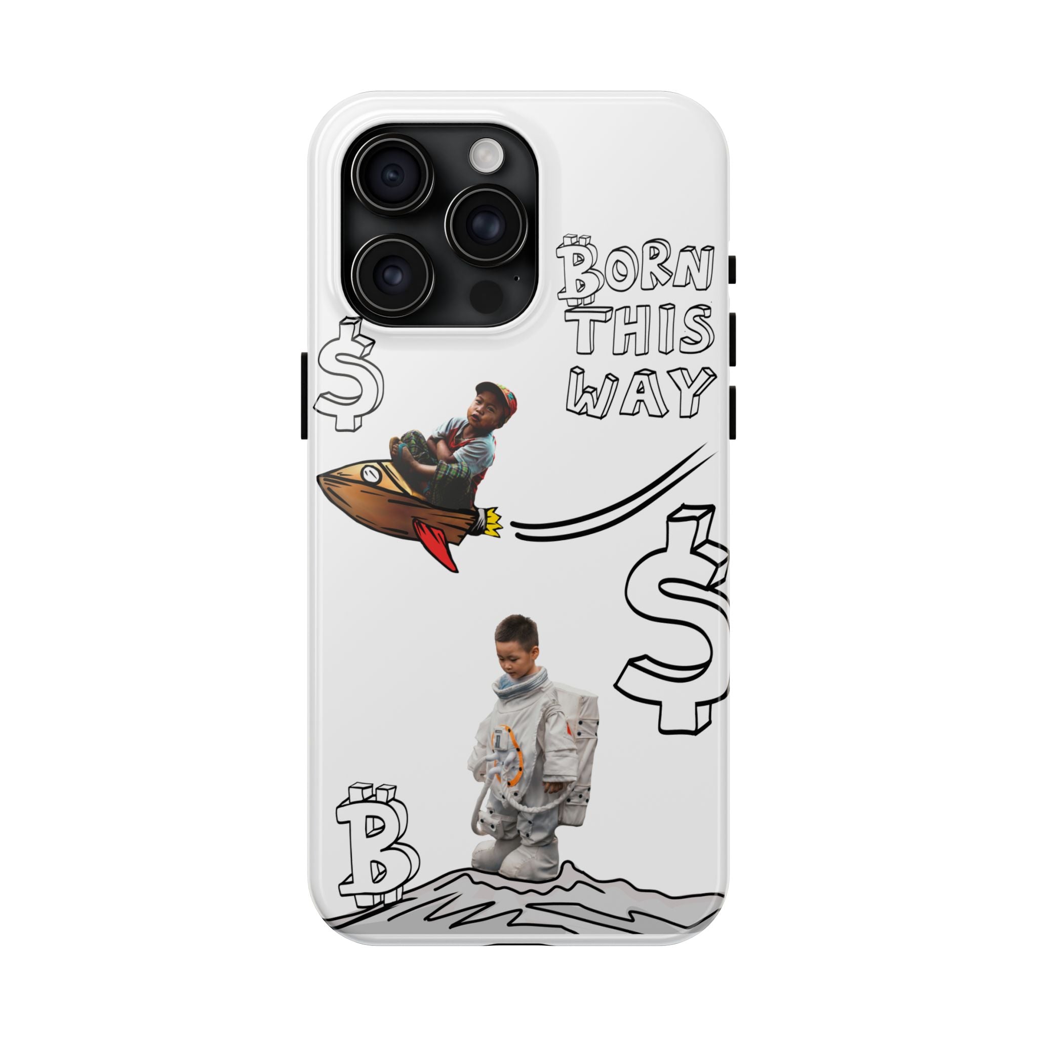 Born This Way Phone Case — "Crypt Apparel" Crypto Protective Case