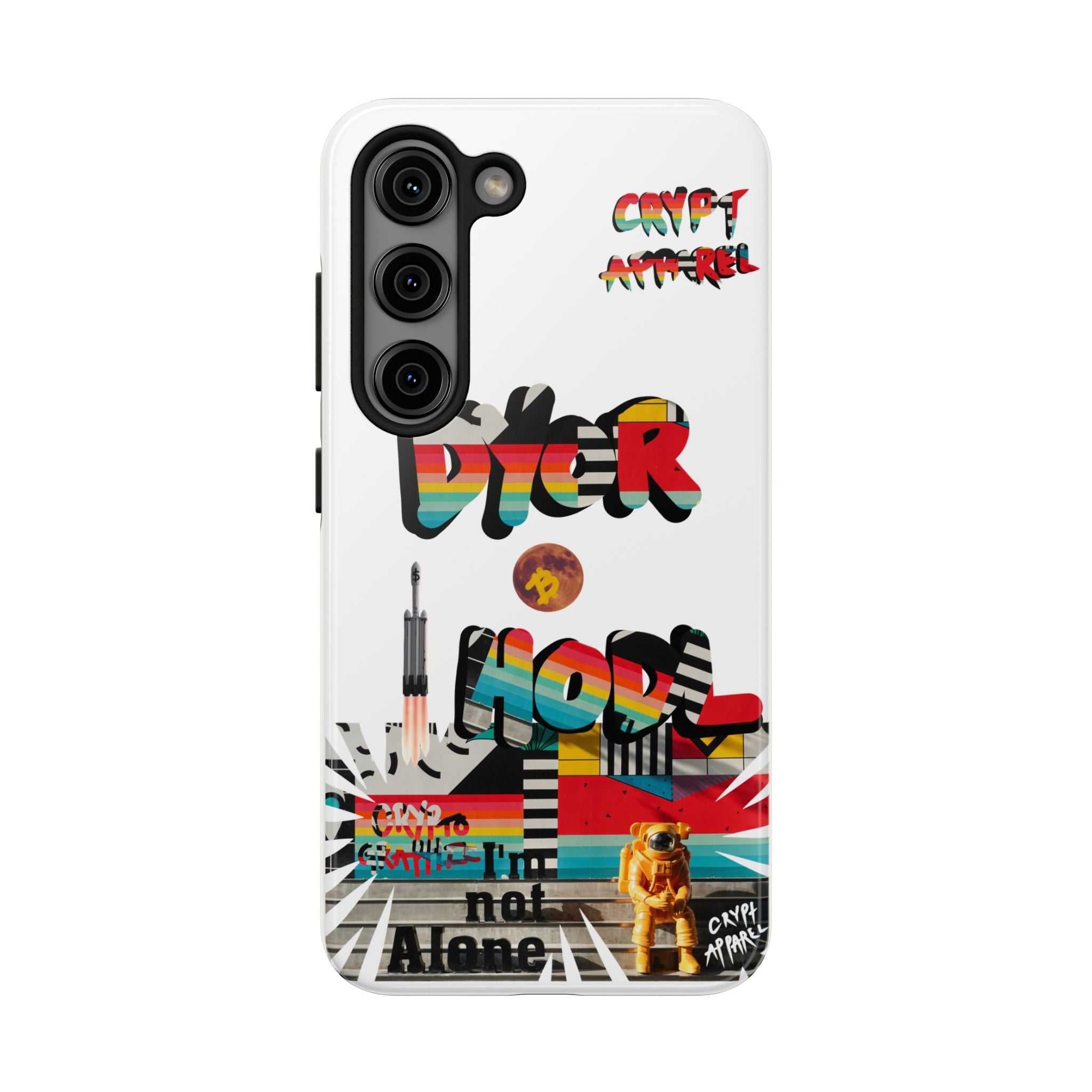 Urban Jungle Tough Phone Case — Crypt Apparel Collage Protective Cover
