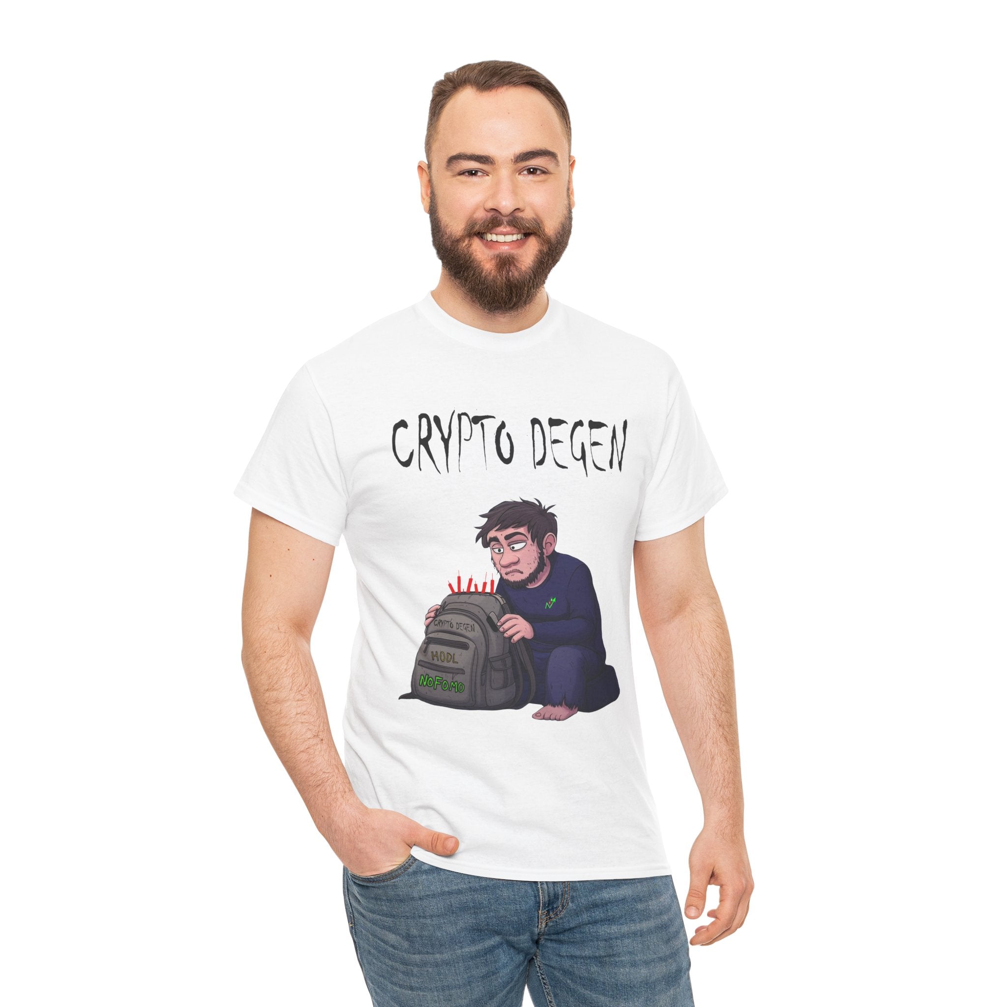 Crypto Degen T-Shirt — Crypt Apparel Graphic Tee
