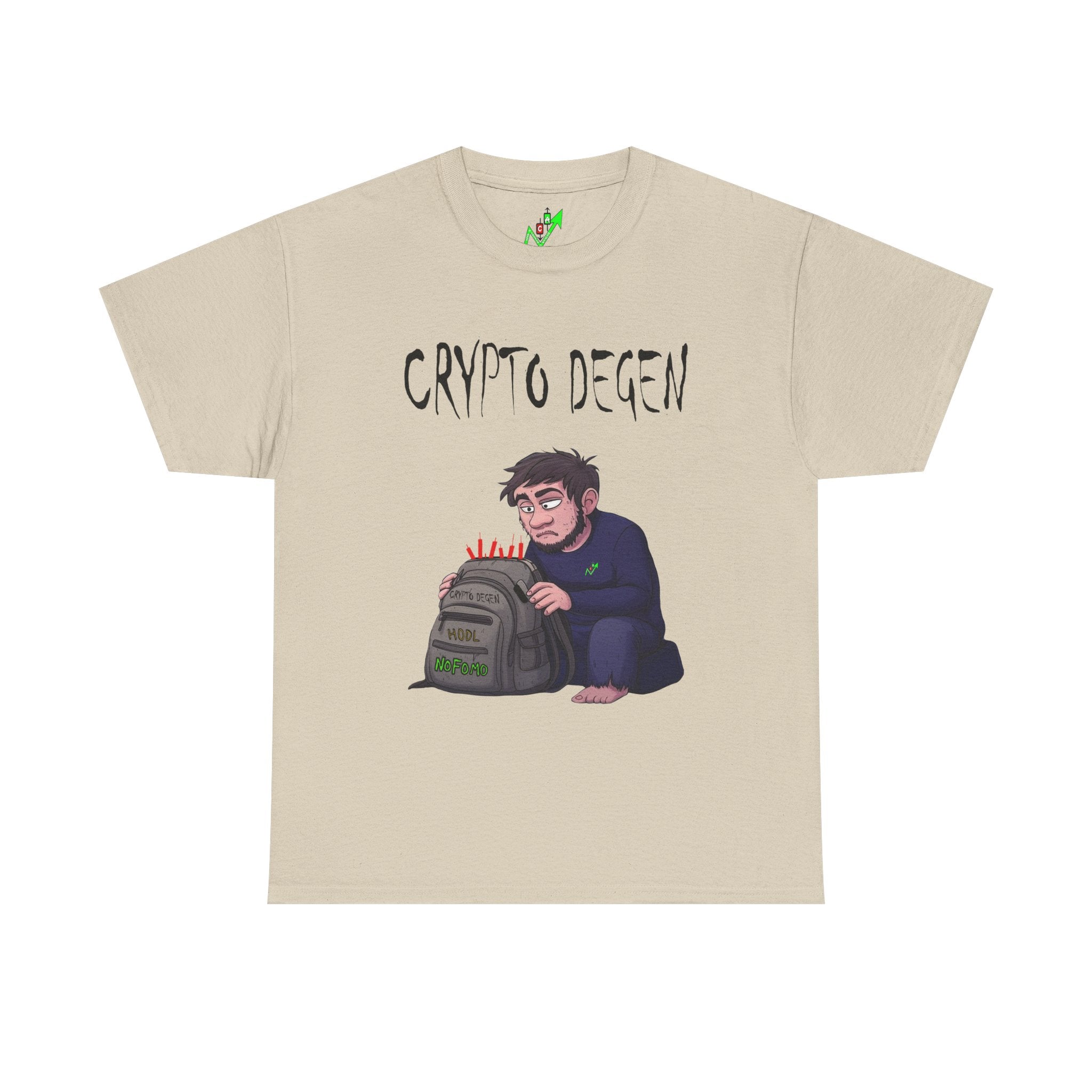 Crypto Degen T-Shirt — Crypt Apparel Graphic Tee