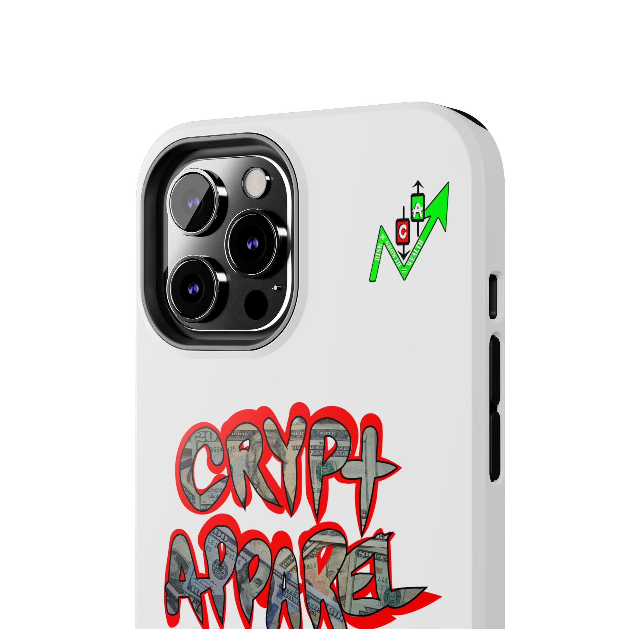 DEFY with DEFI Tough Phone Case — "Crypt Apparel: "Money" Graffiti Crypto Design