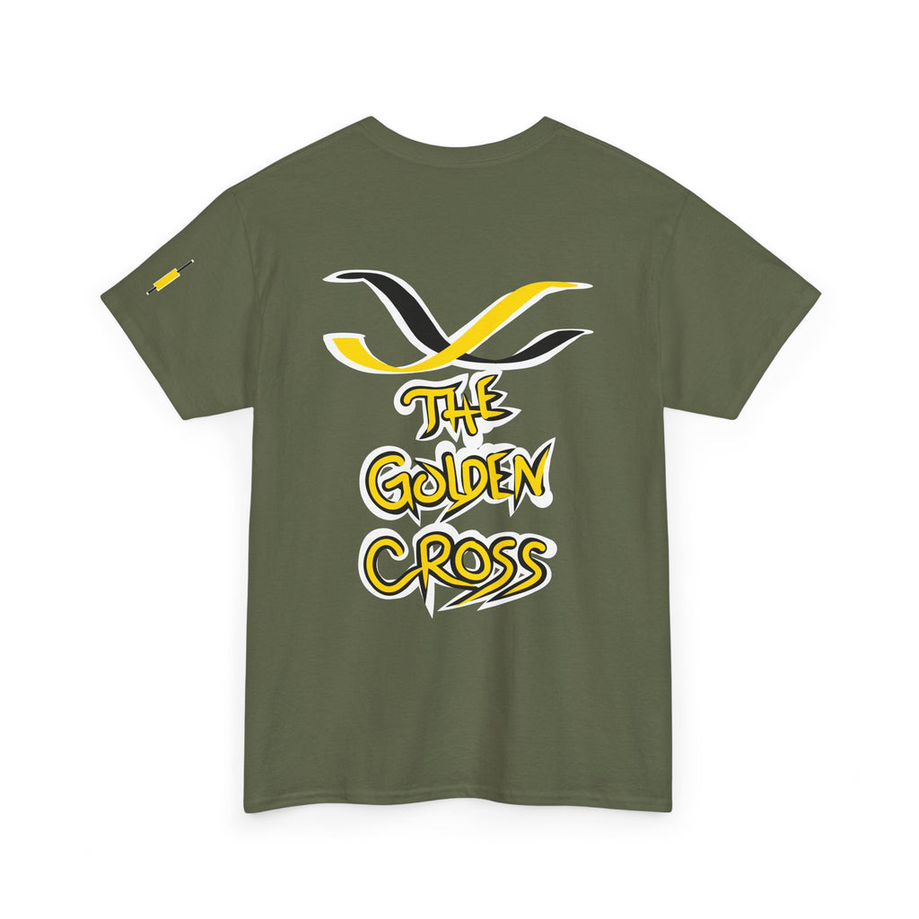 Golden Cross Bull Market Tee — "Crypt Apparel" Crypto Trading Stock Trading T-Shirt