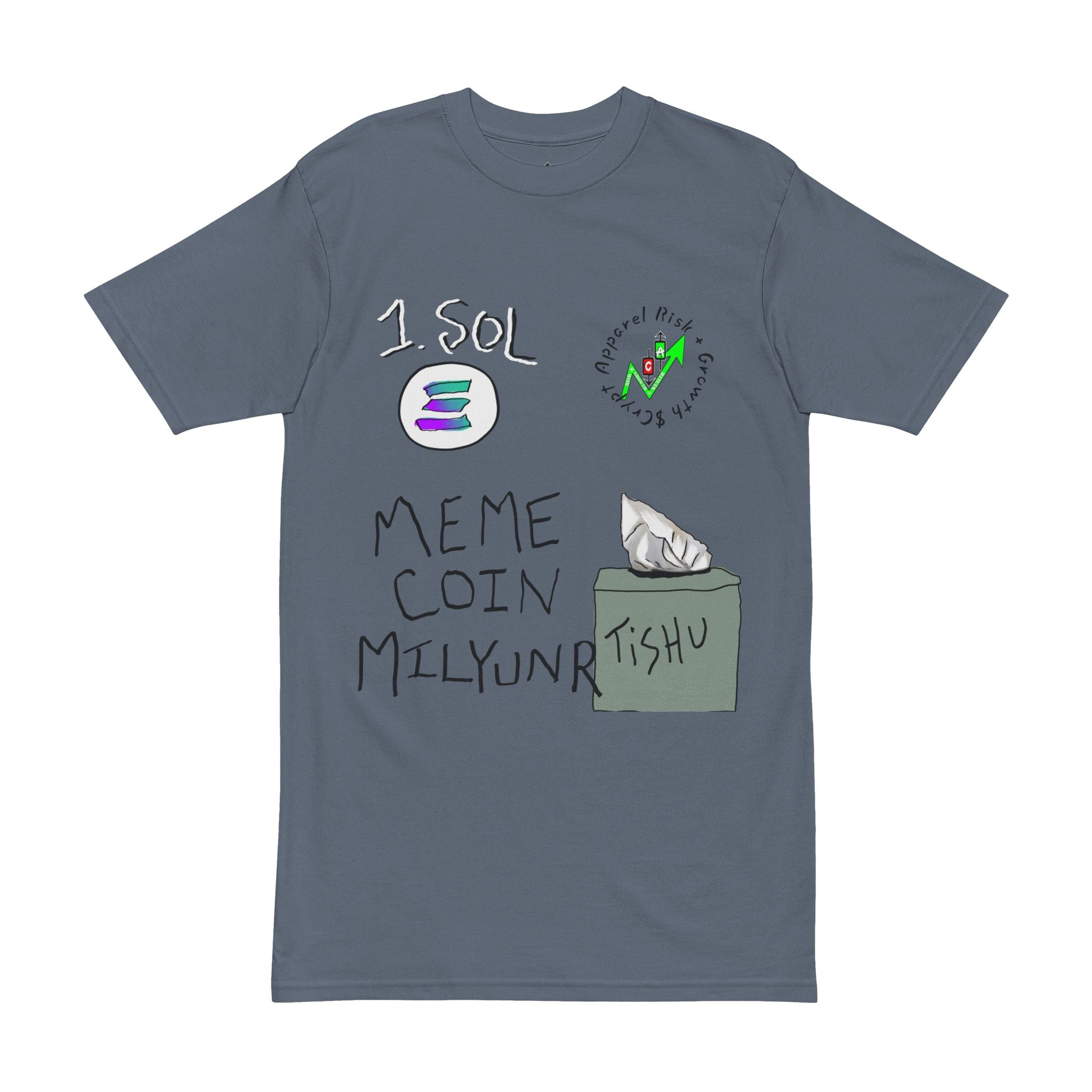 Meme Coin Millionaire Tee — Crypt Apparel Crypto Graphic T-Shirt