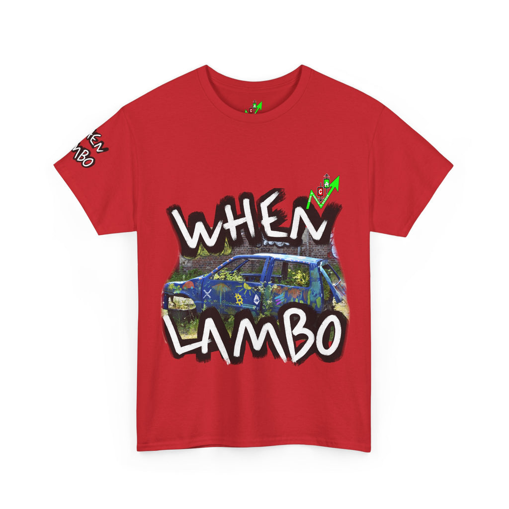 When Lambo Bitcoin inspired Crypto Graphic Tee | Crypt Apparel Car Streetwear