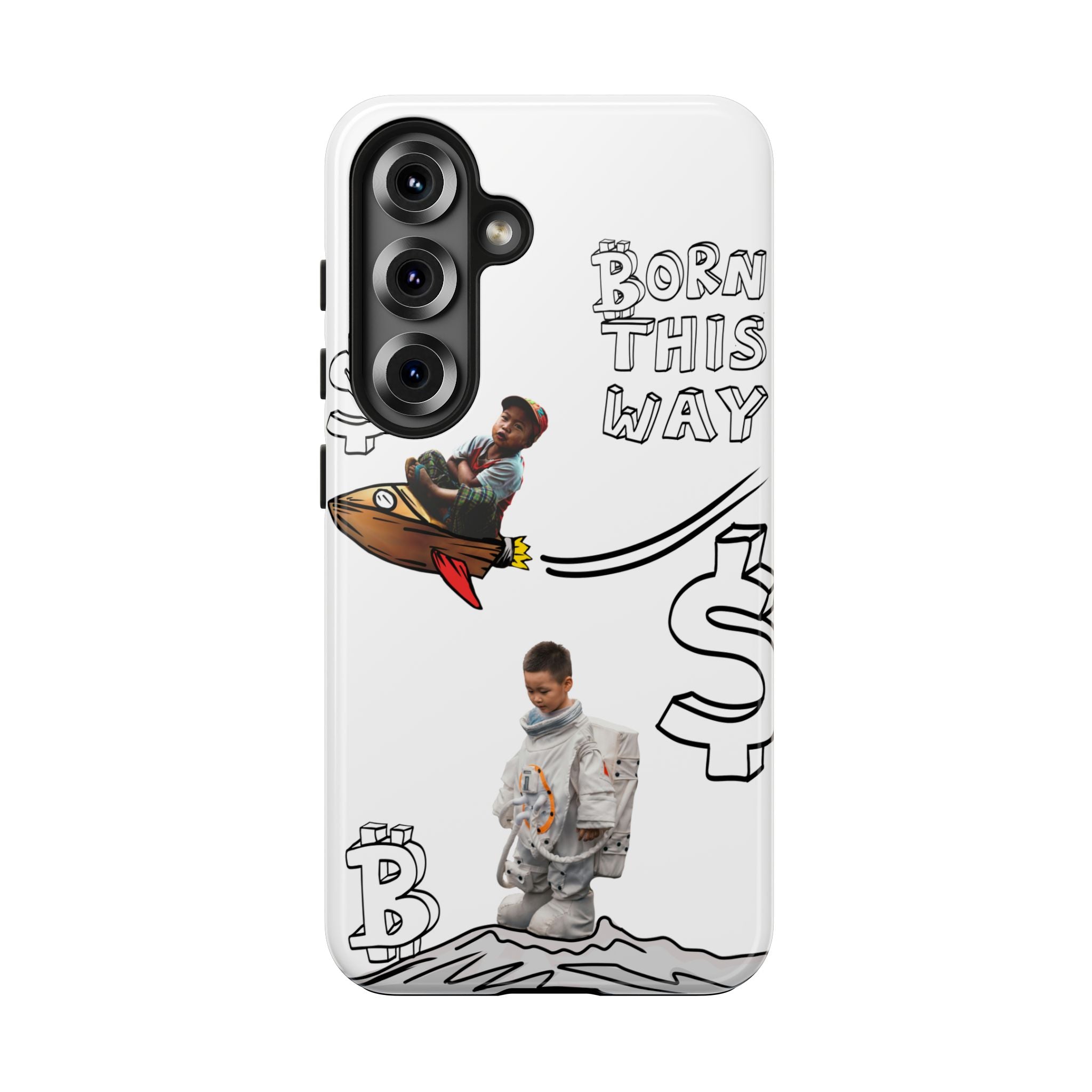 Born This Way Phone Case — "Crypt Apparel" Crypto Protective Case