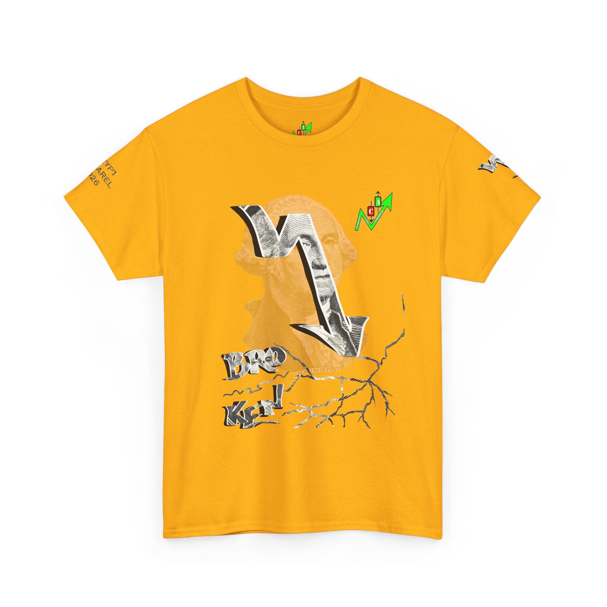 Brokenomics Crypto Graphic Tee — Straight to Zero trading tee "Crypt Apparel"