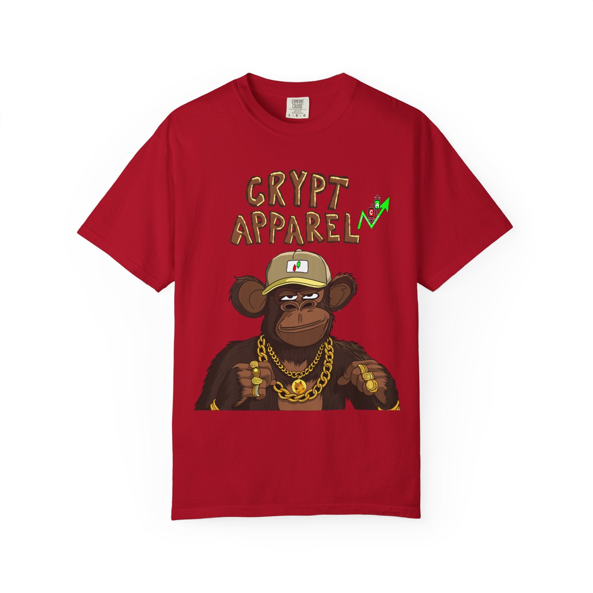 'Low Cap Ape' Graphic T-Shirt — Crypt Apparel Crypto Streetwear
