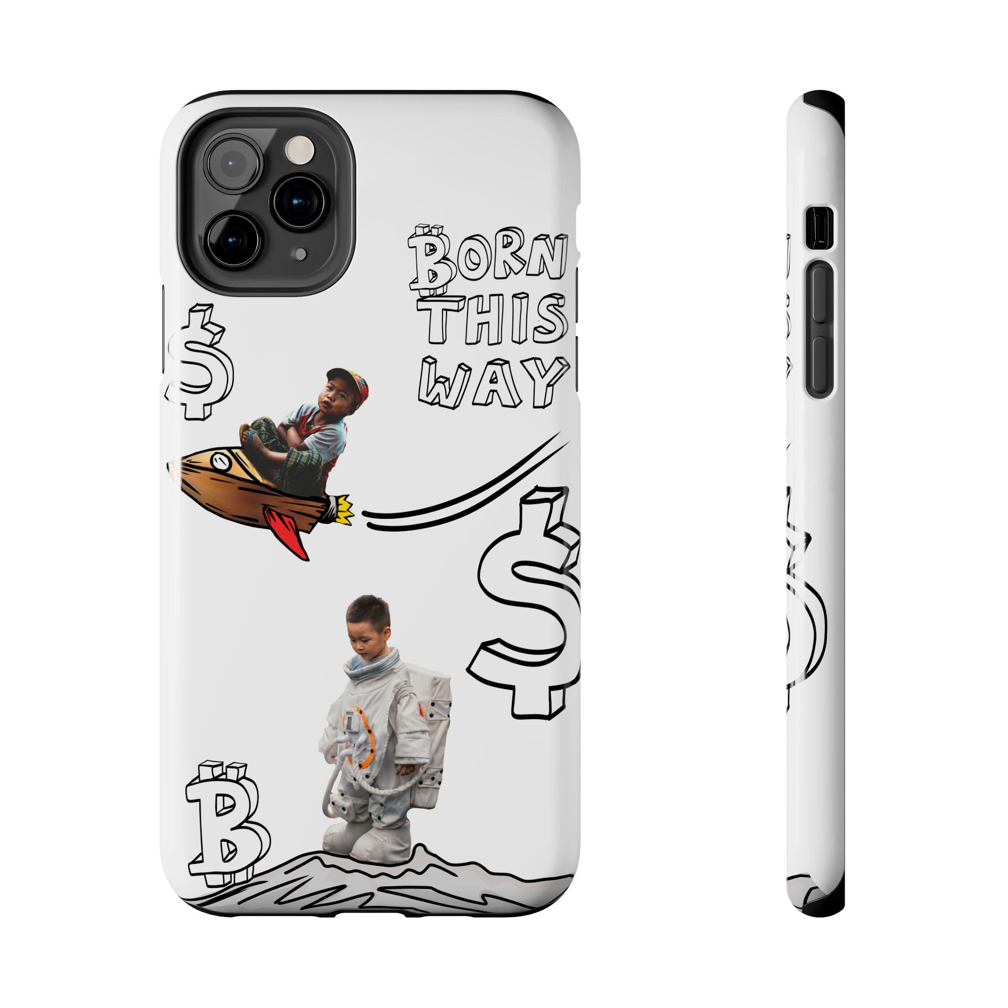 Born This Way Phone Case — "Crypt Apparel" Crypto Protective Case