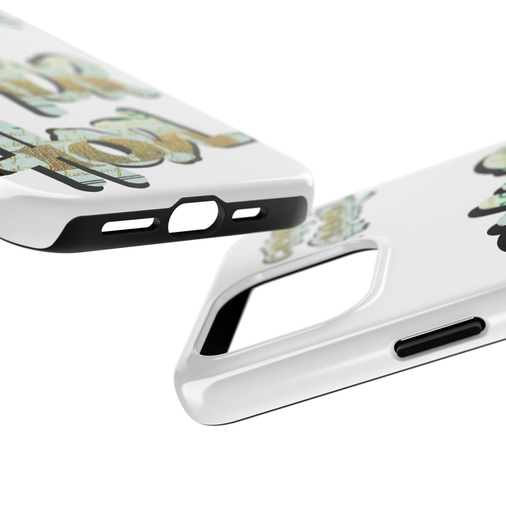Tough Phone Case — Vintage Money Graffiti "Paper Hodl" Design